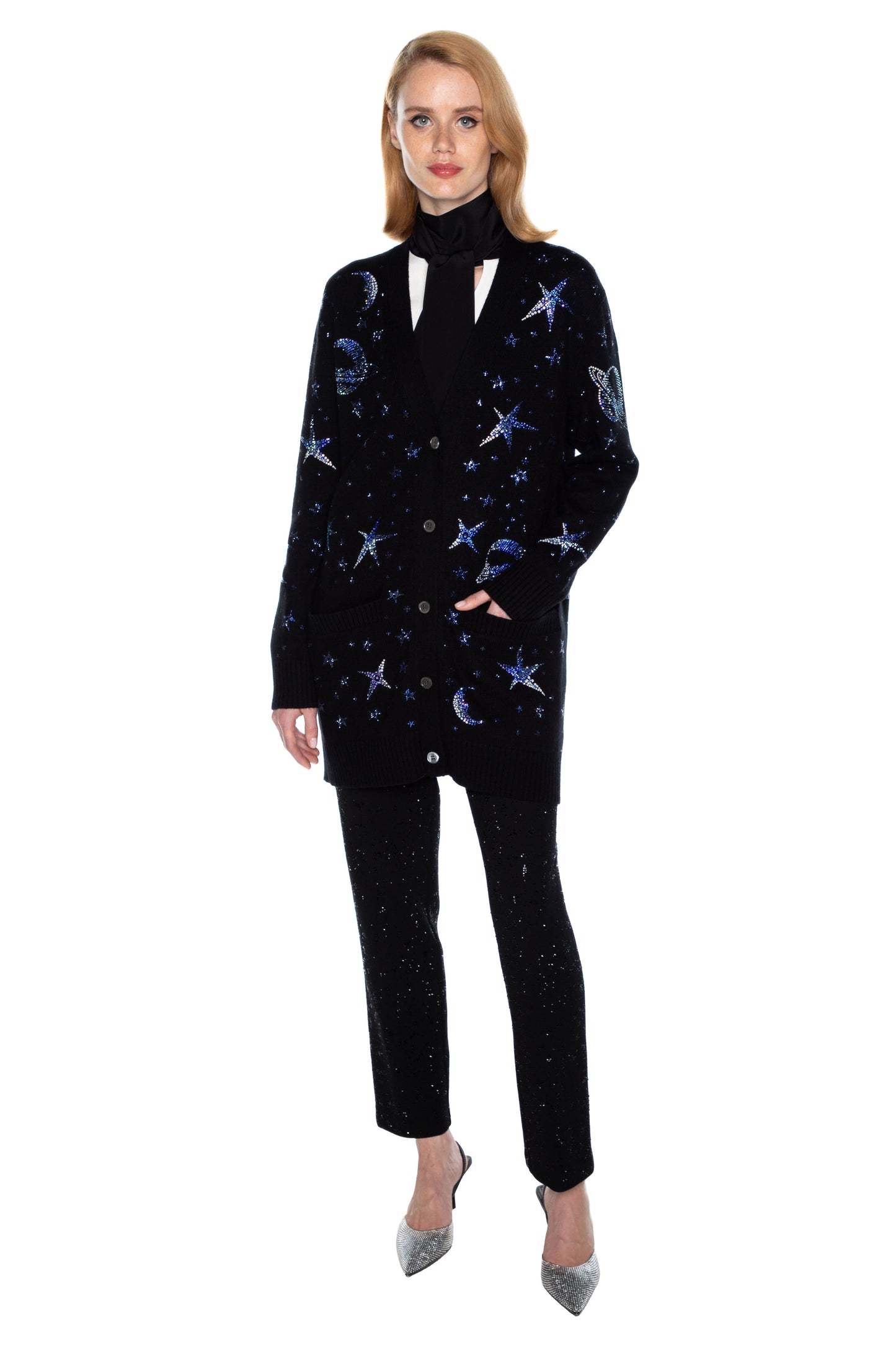 'HERE, THERE, AND EVERYWHERE' OVERSIZED CARDIGAN - - Libertine