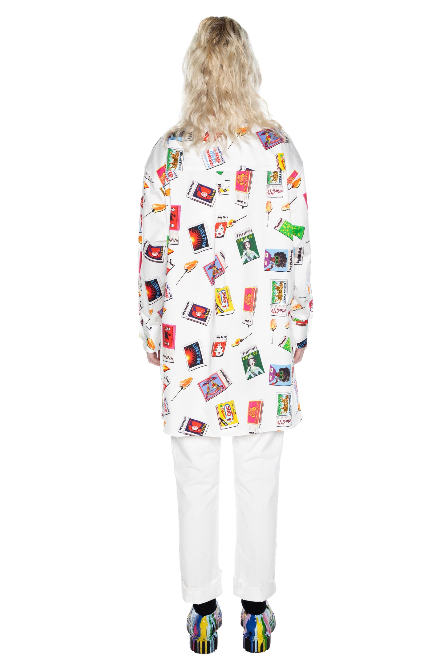 'MATCHBOOKS' OVERSIZED TUNIC - - Libertine