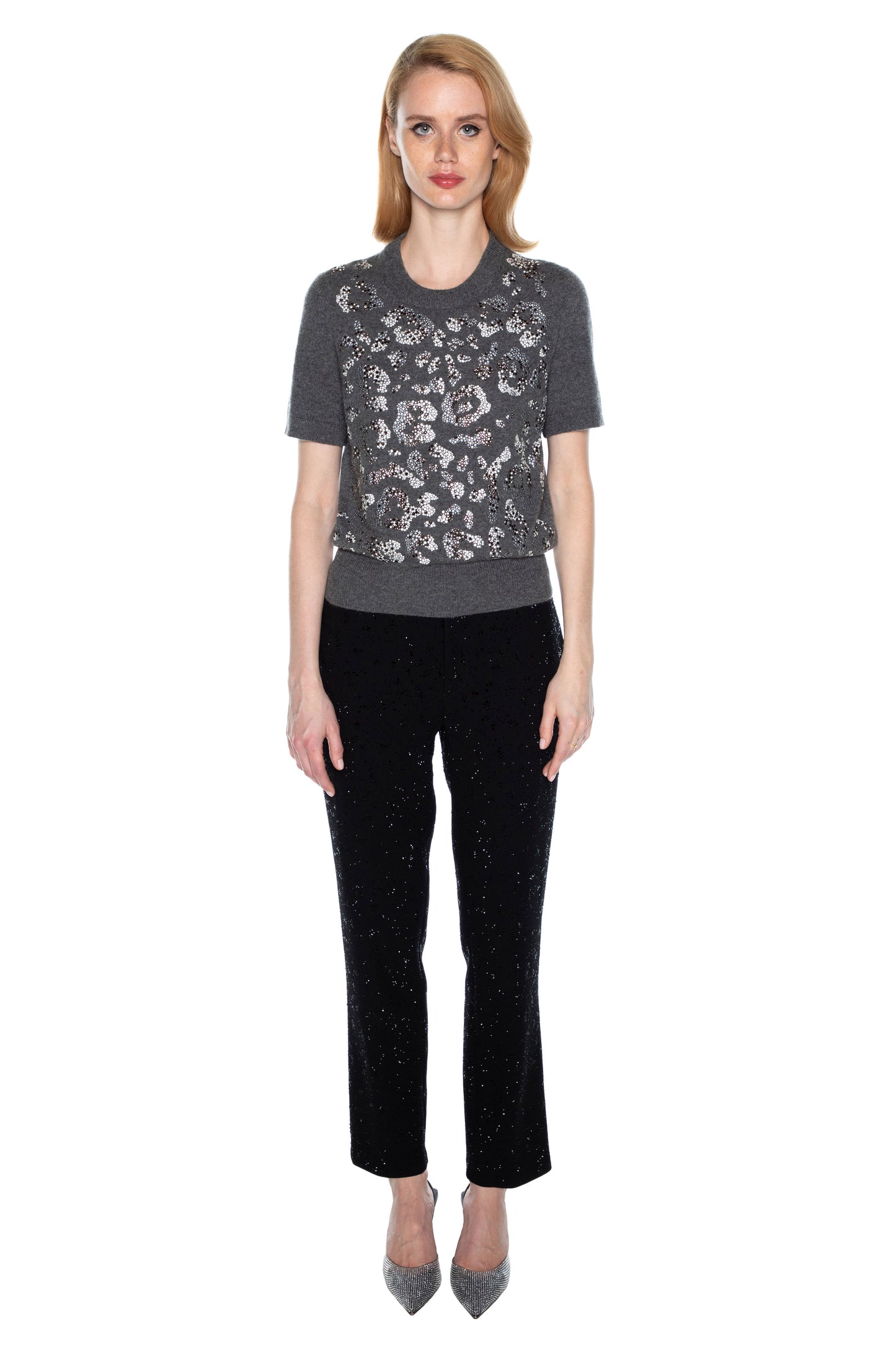 'LEOPARDO' SHORT SLEEVE PULLOVER - - Libertine