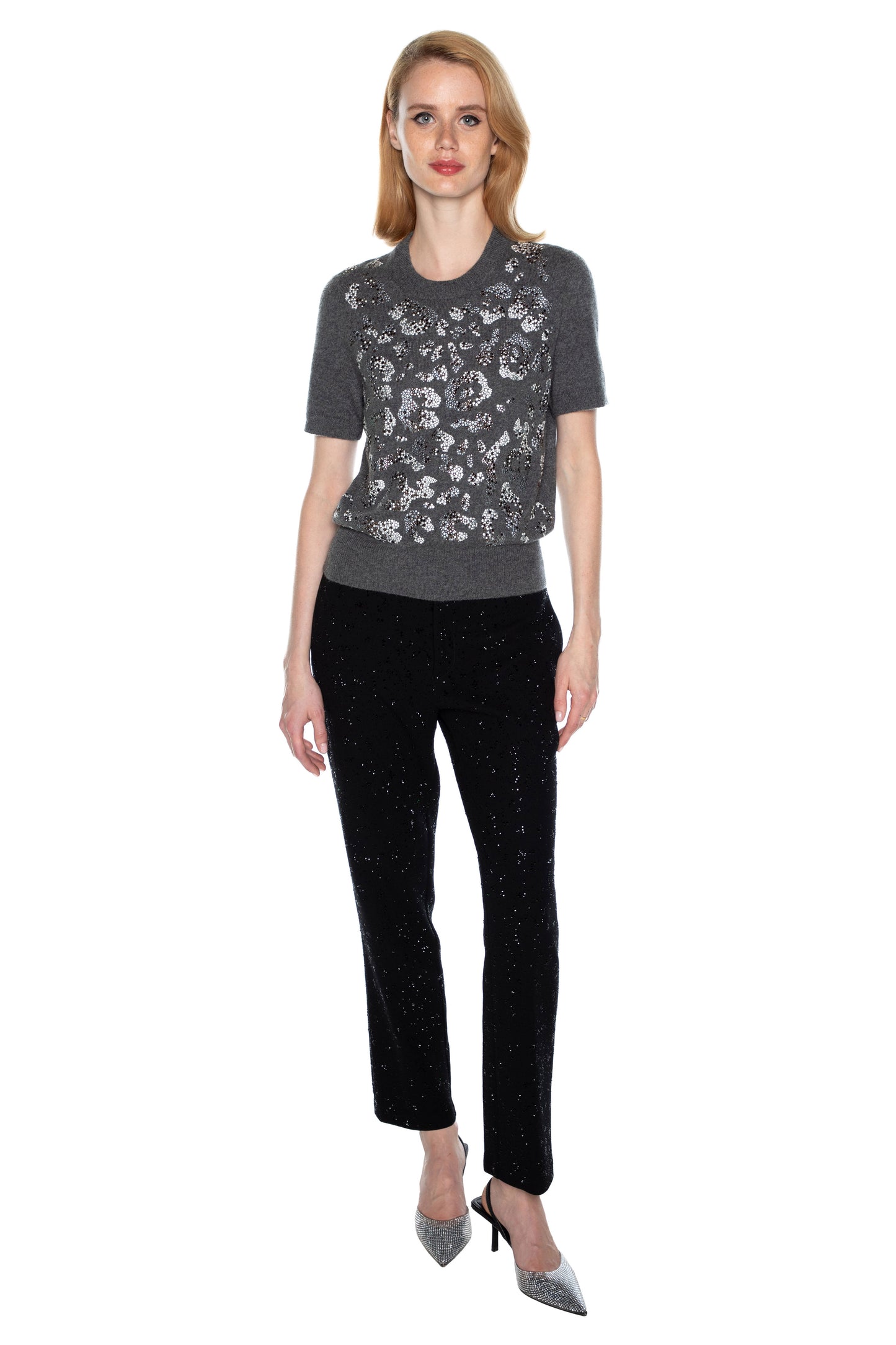 'LEOPARDO' SHORT SLEEVE PULLOVER - - Libertine