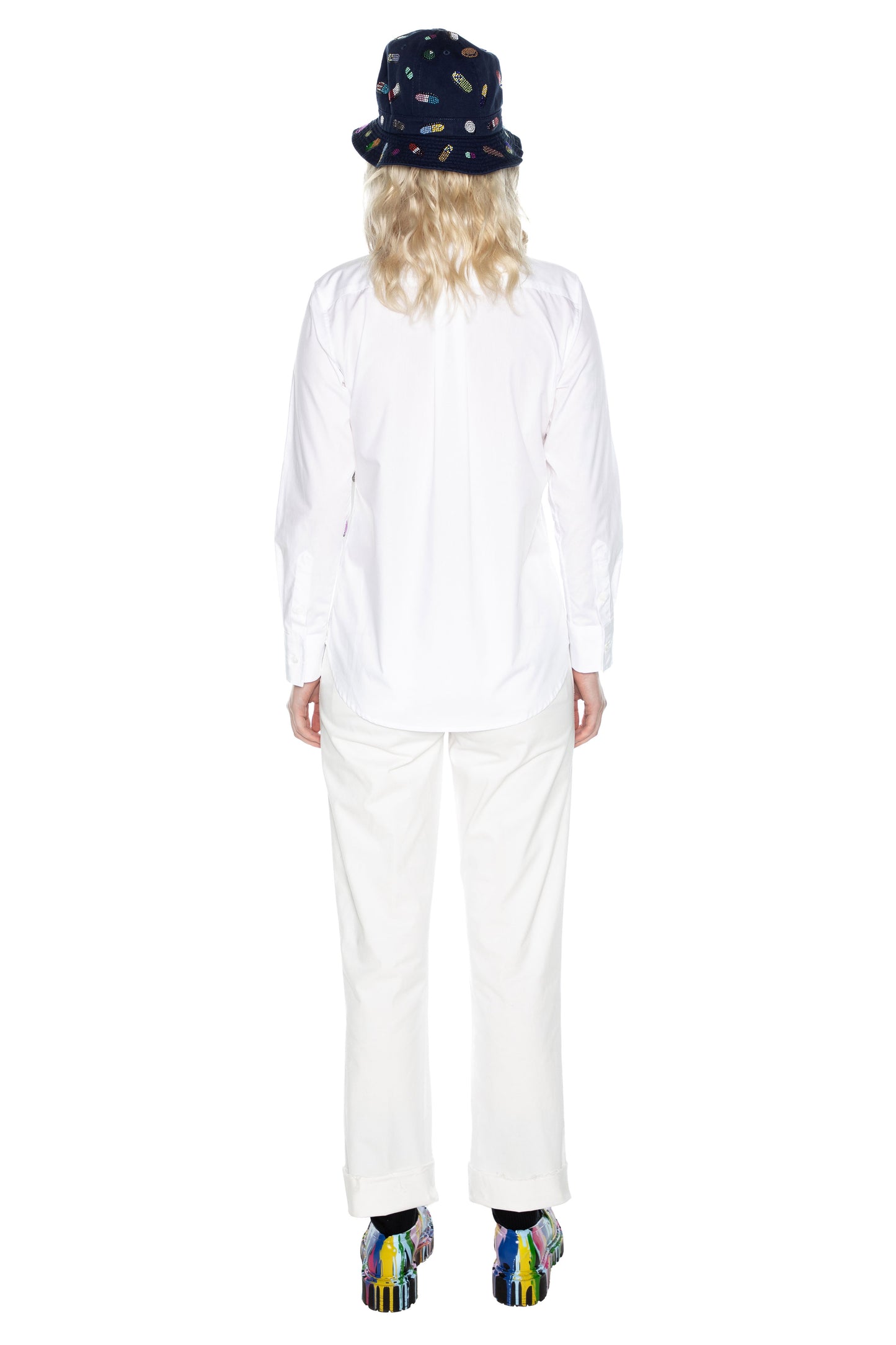 'MOTHERS LITTLE HELPERS' WHITE NEW CLASSIC SHIRT - - Libertine