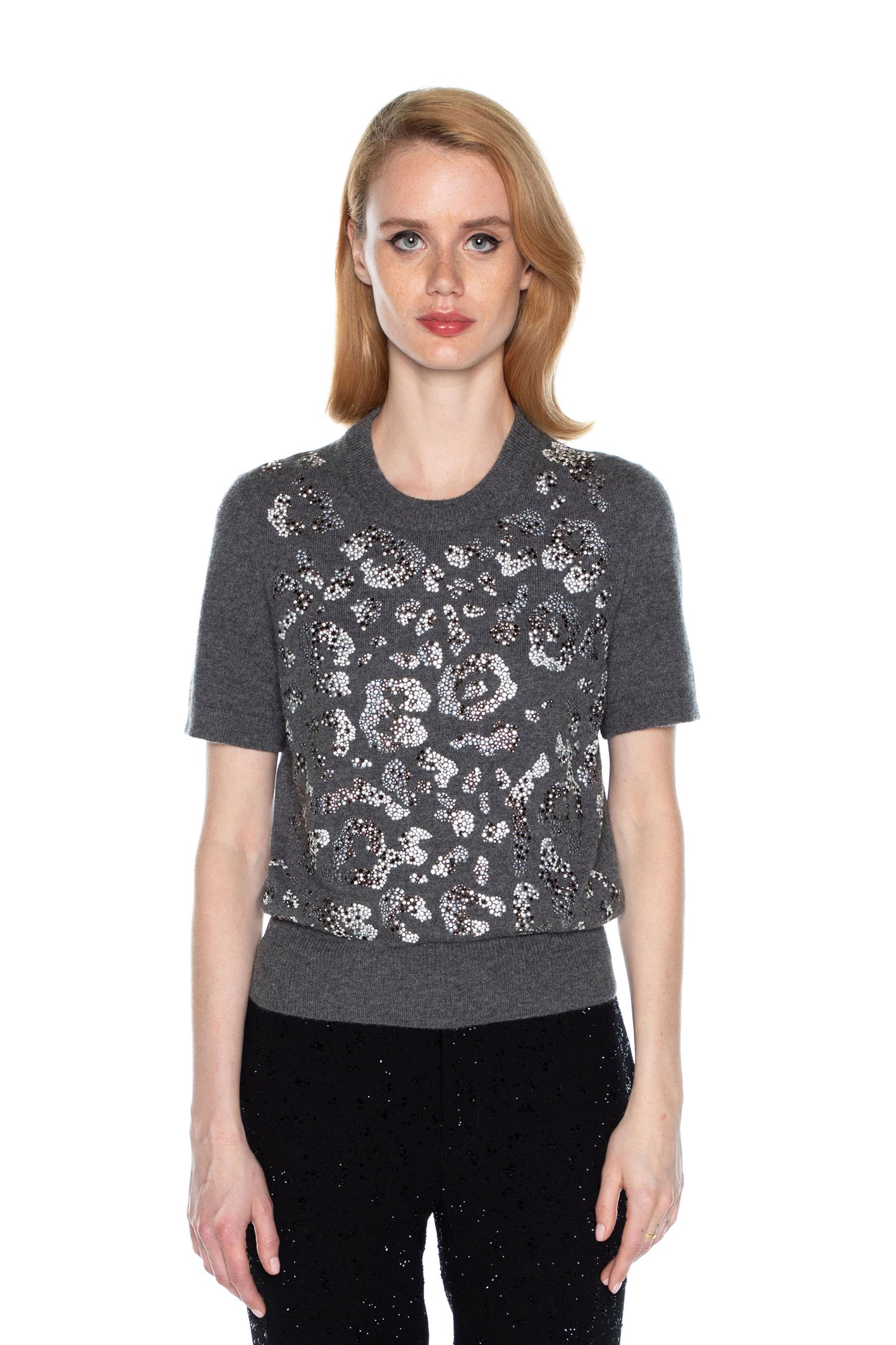 'LEOPARDO' SHORT SLEEVE PULLOVER - - Libertine