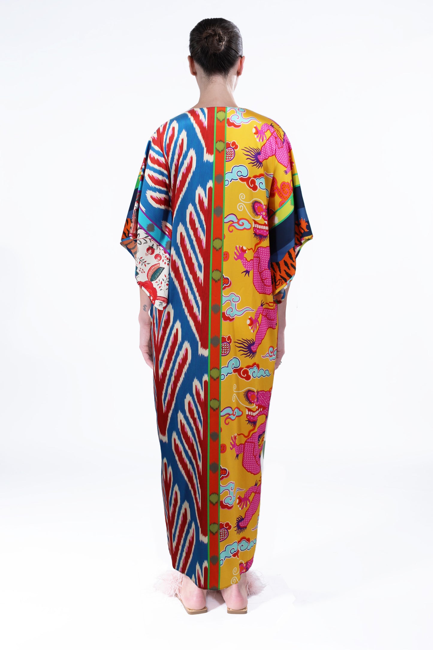 'PRINCE OF CHINTZ' KAFTAN DRESS - - Libertine