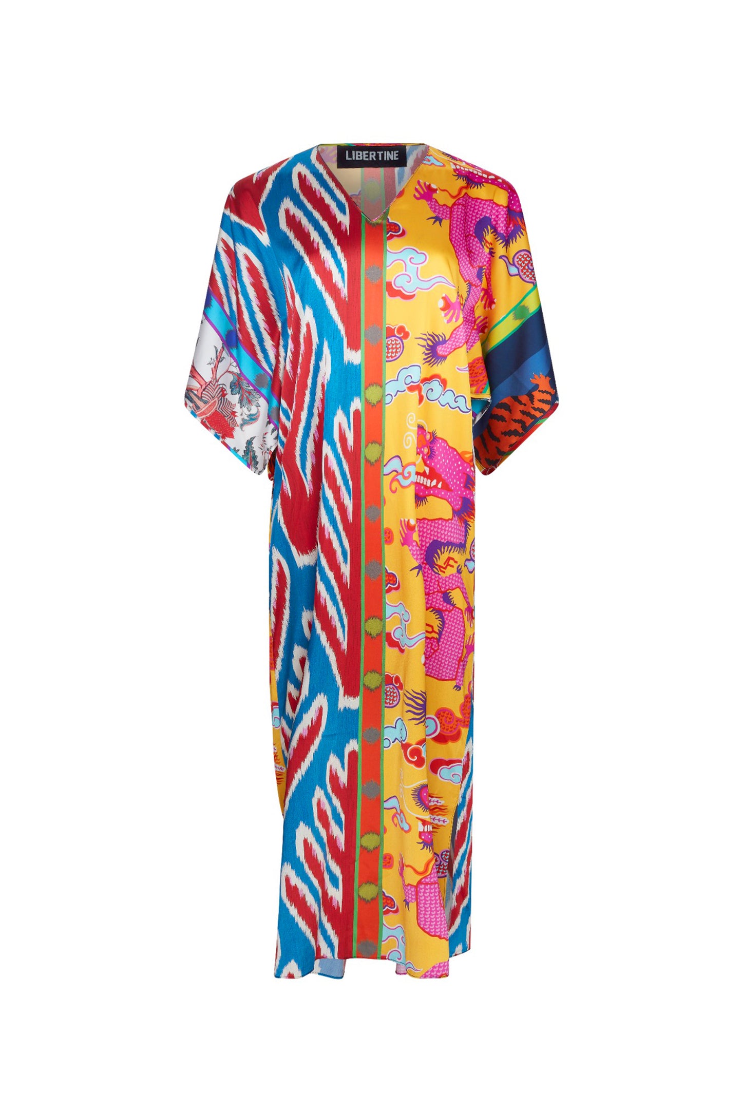 'PRINCE OF CHINTZ' KAFTAN DRESS - - Libertine
