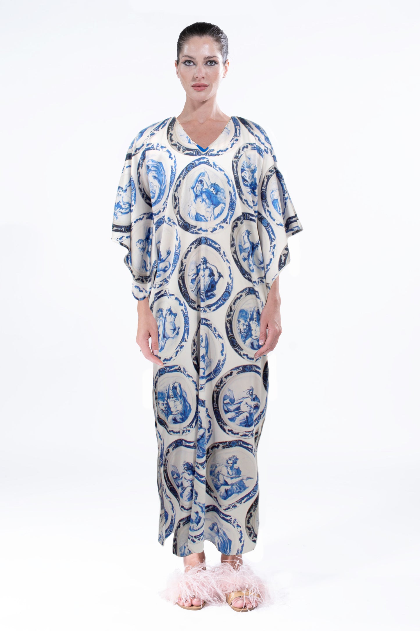 'WHAT'S YOUR SIGN' KAFTAN DRESS - - Libertine