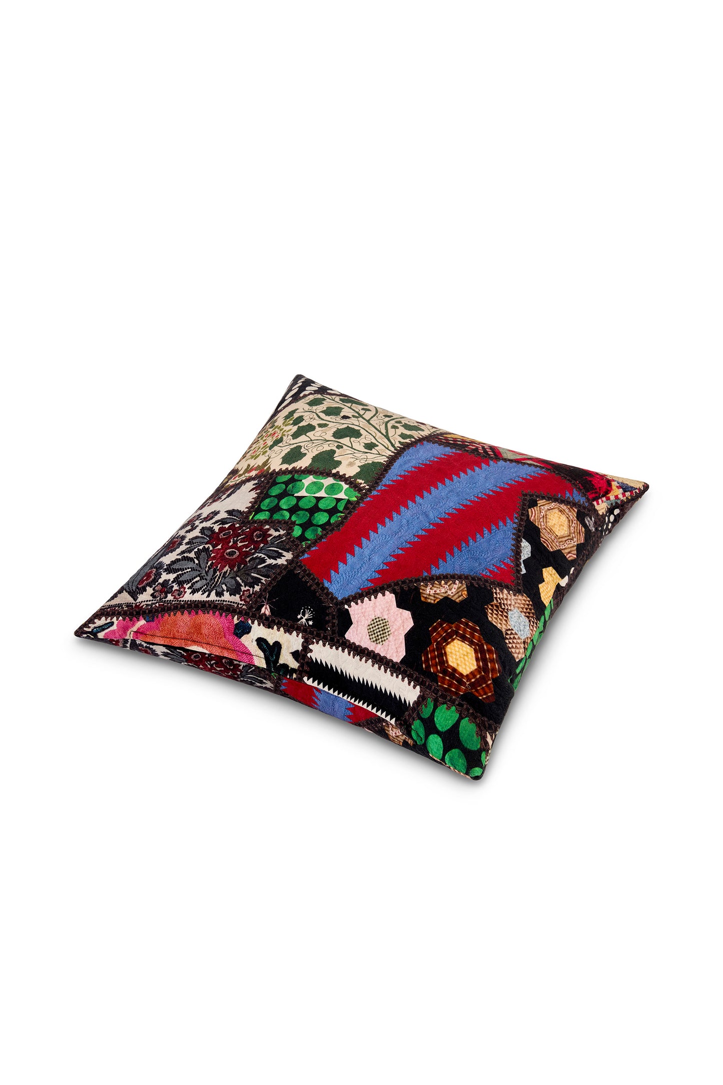 'HOTCH POTCH CRAZY QUILT' PILLOW - - Libertine