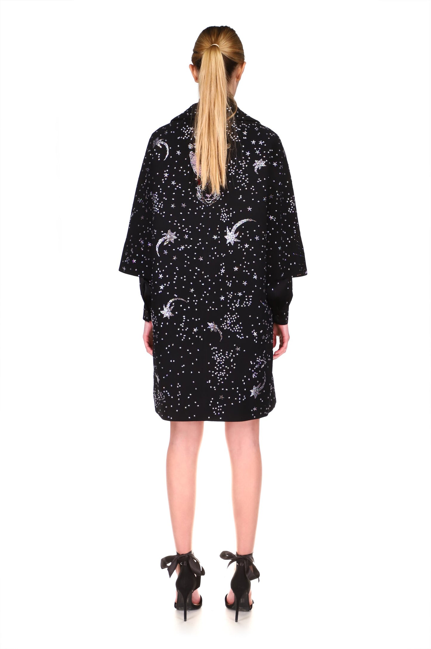 CRYSTAL 'WONDERLAND' PATCH POCKET COAT - COATS - Libertine