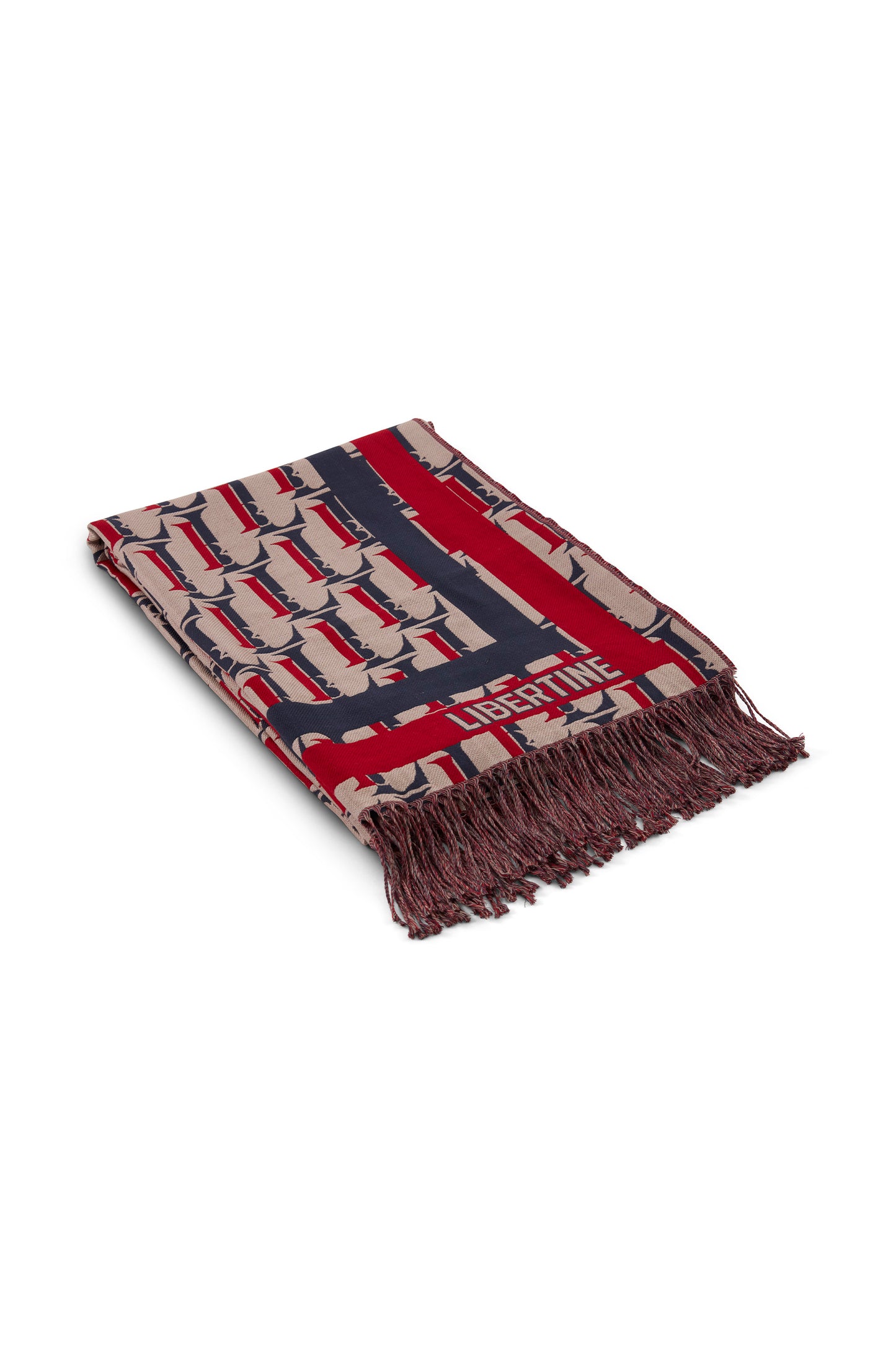 MONOGRAM BLANKET SHAWL - SOFT HOME FURNISHING - Libertine