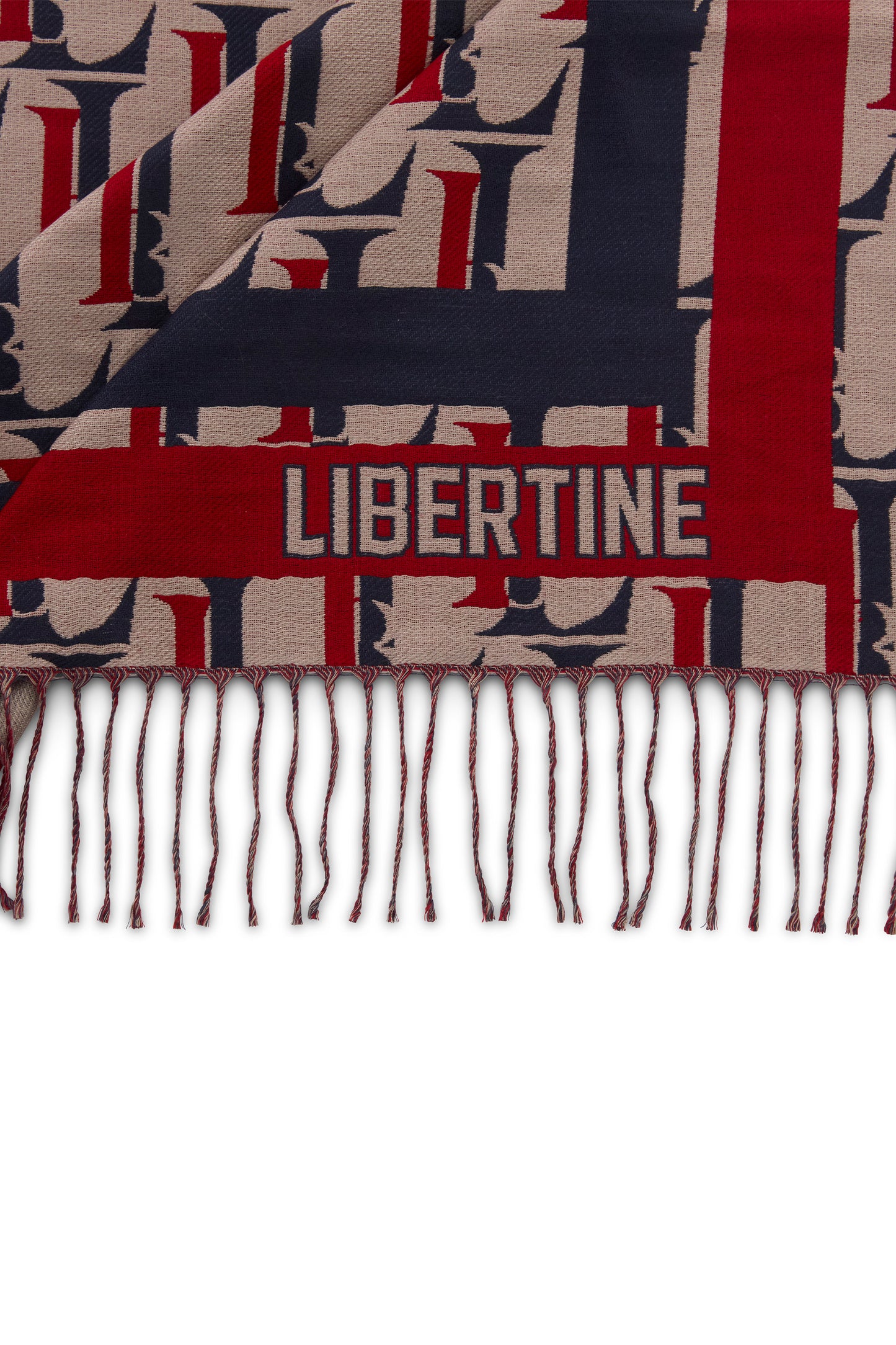 MONOGRAM BLANKET SHAWL - SOFT HOME FURNISHING - Libertine