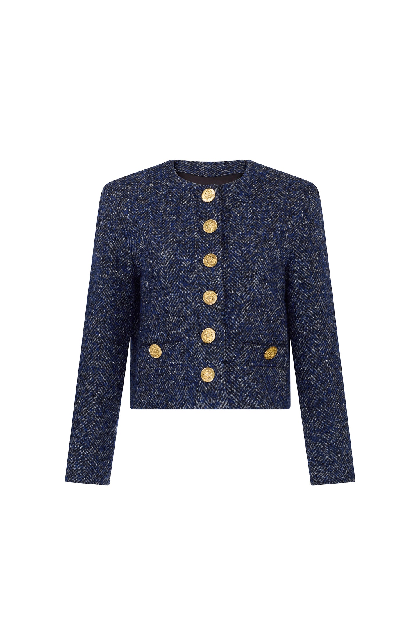'STARDUST' BLUE DENEUVE JACKET - BLAZERS - Libertine