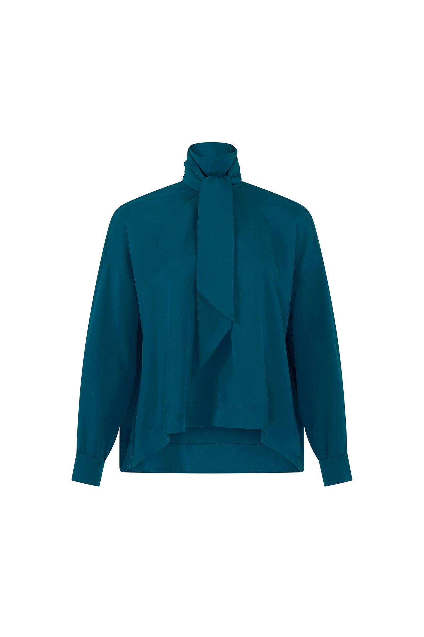 'PEACOCK' TIE BLOUSE - TOPS - Libertine