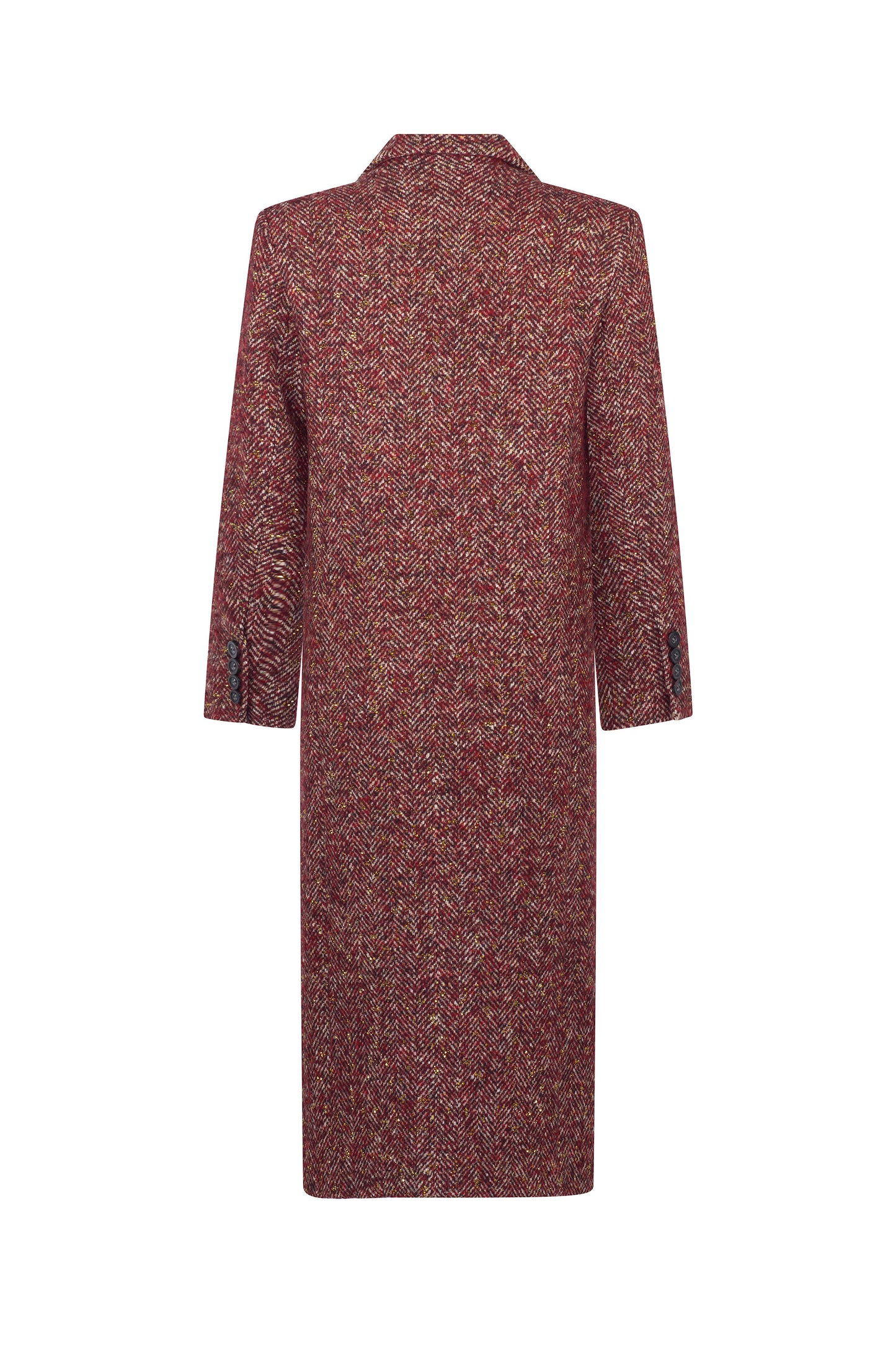 'Heavy Stardust' Midi Double Breasted Coat - BLAZERS - Libertine