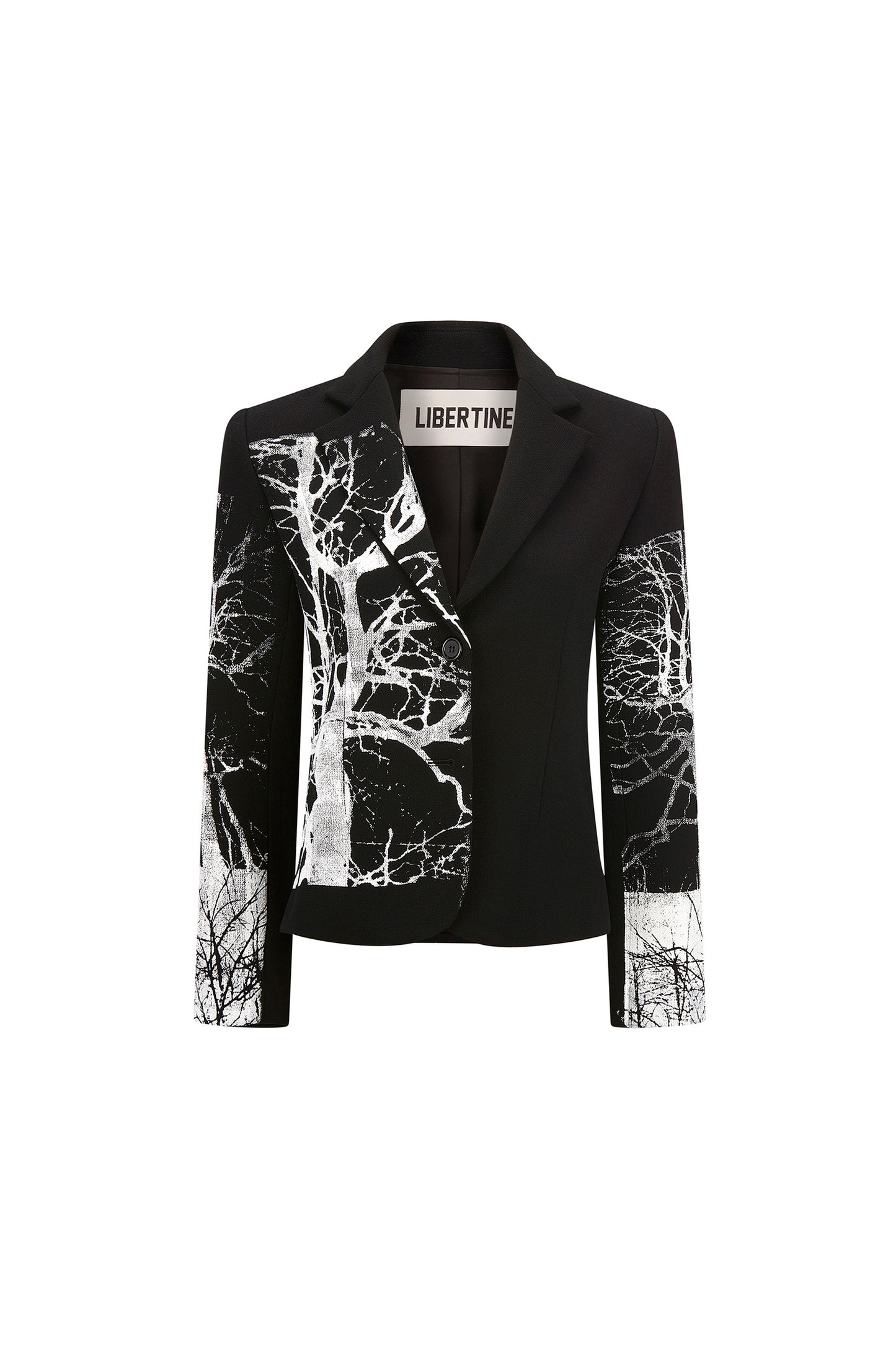 'MIDNIGHT FOREST' LONG SLEEVE SHORT BLAZER - - Libertine
