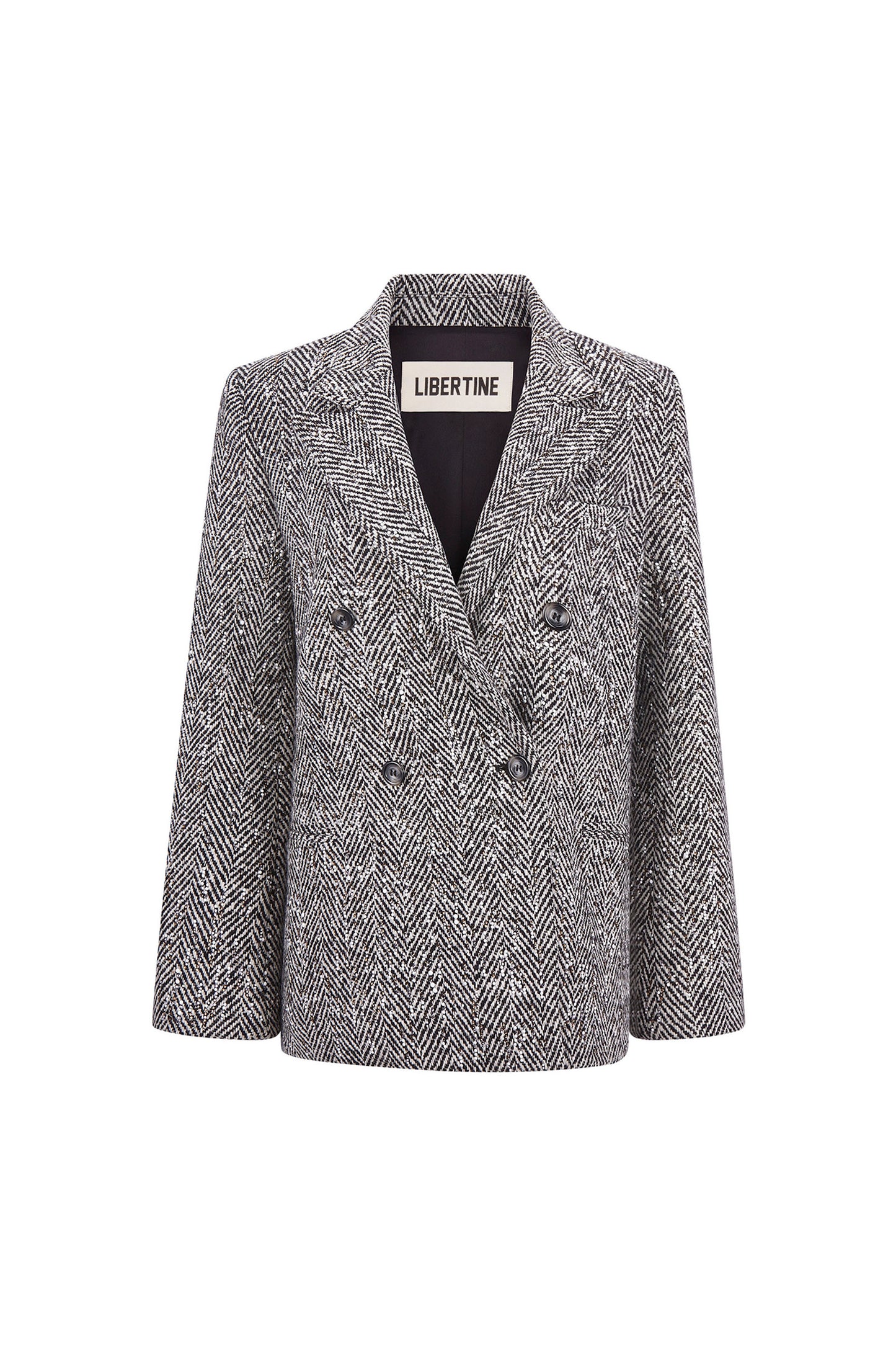 'WHITE BIRCH' DOUBLE BREASTED BLAZER - - Libertine