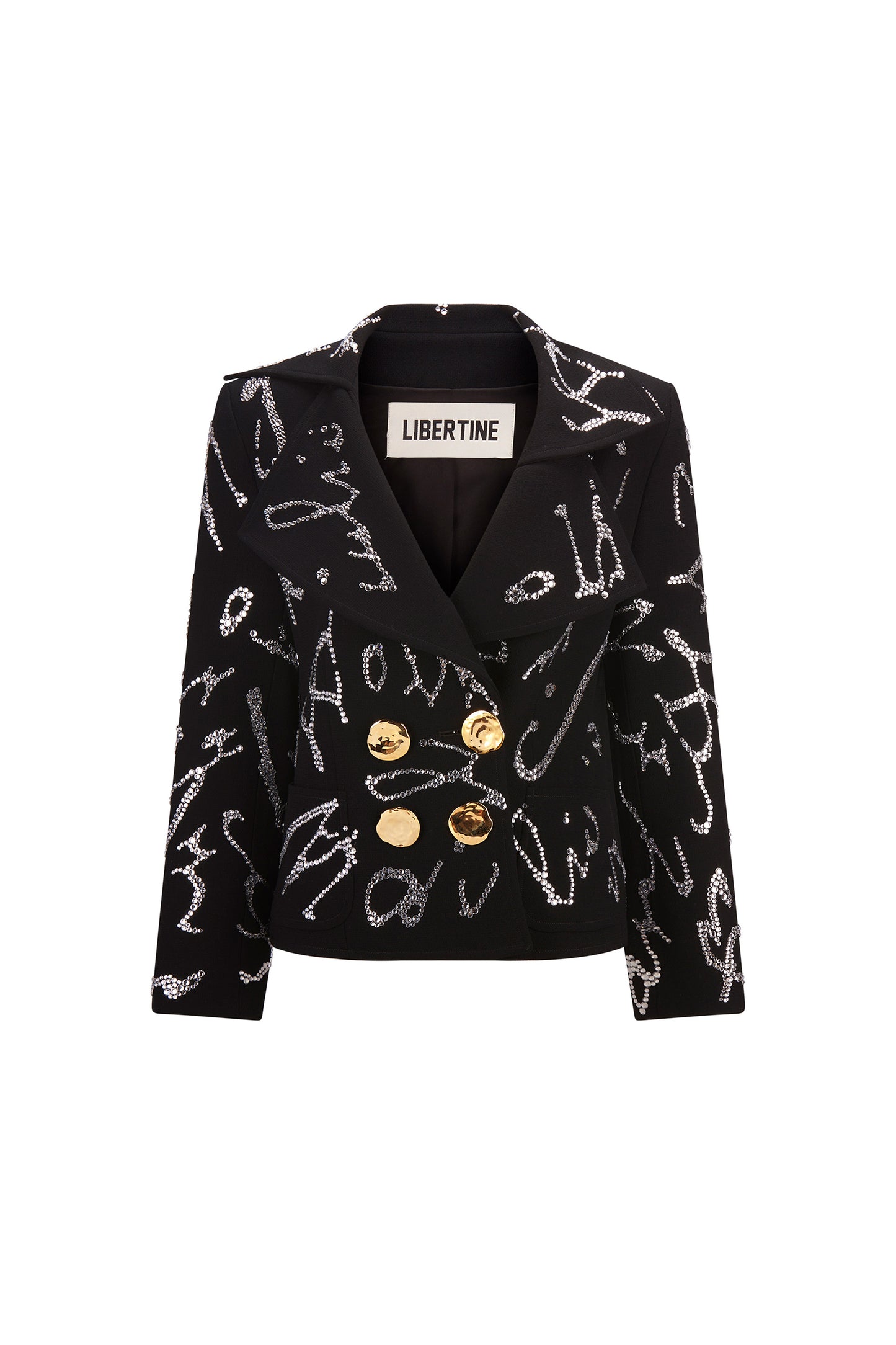 'LACROIX DARLING' ASYMMETRICAL LAPEL JACKET - BLAZERS - Libertine