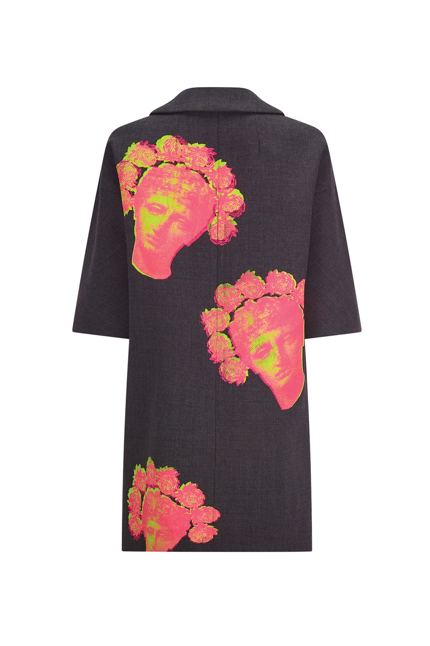 'FLOWER CROWN' PATCH POCKET COAT - - Libertine