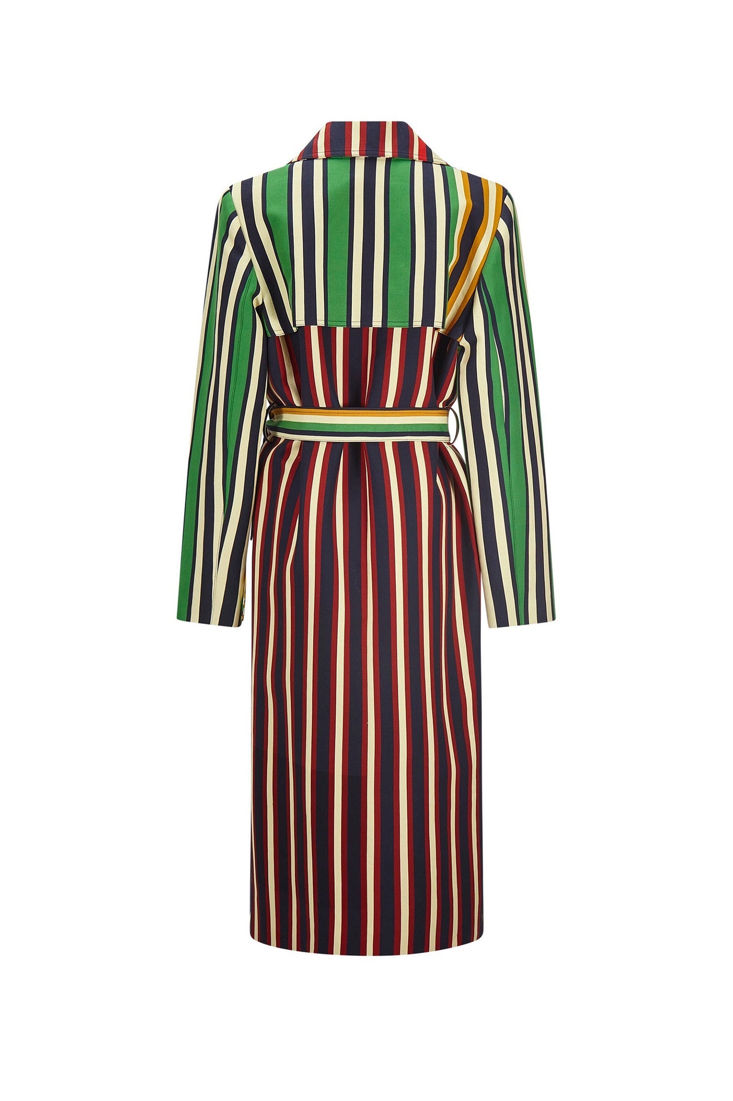 'ETON STRIPE' LONG TRENCH COAT - - Libertine