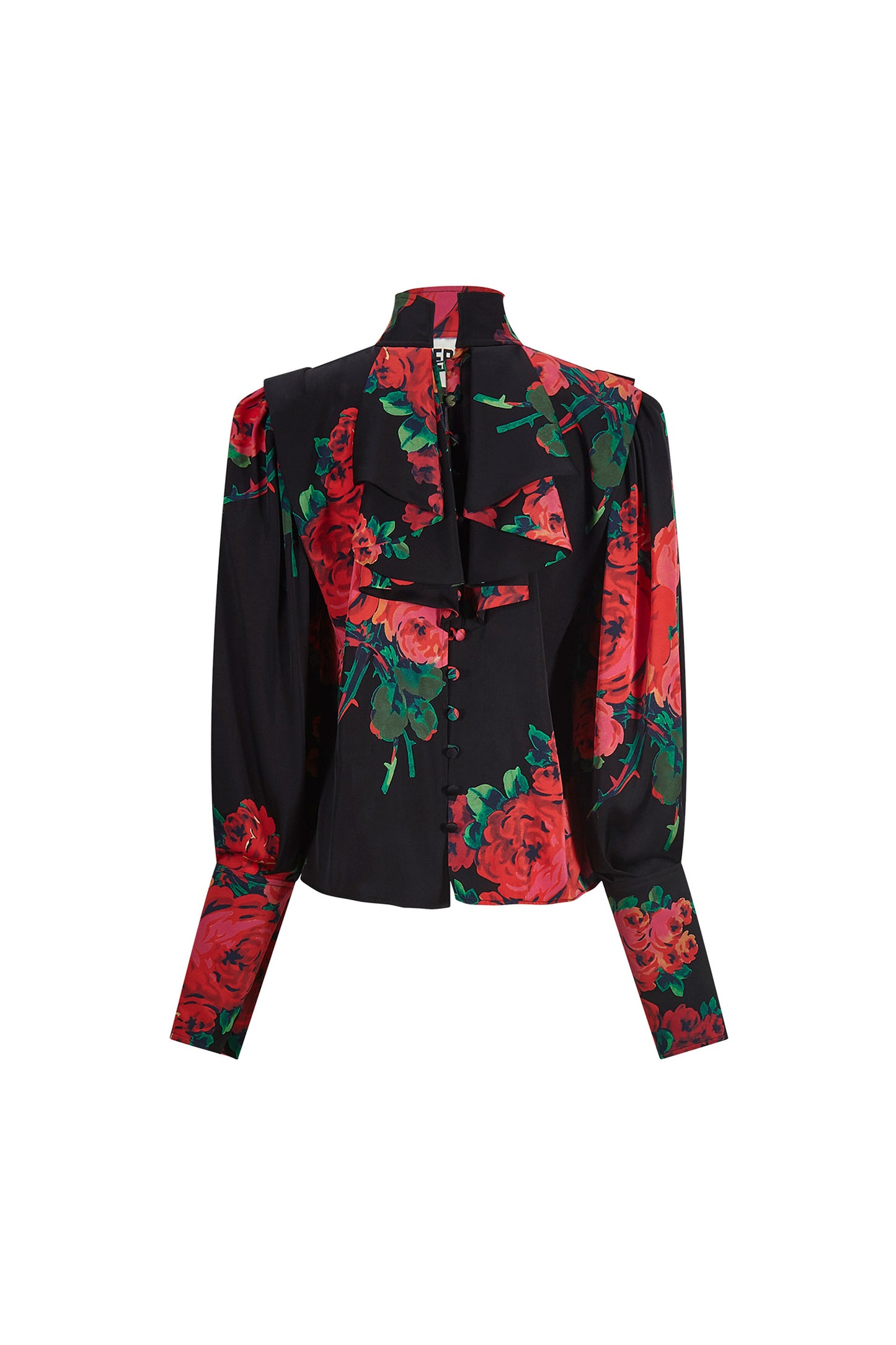 'SEVILLE ROSE' BISHOP SLEEVE BLOUSE - - Libertine