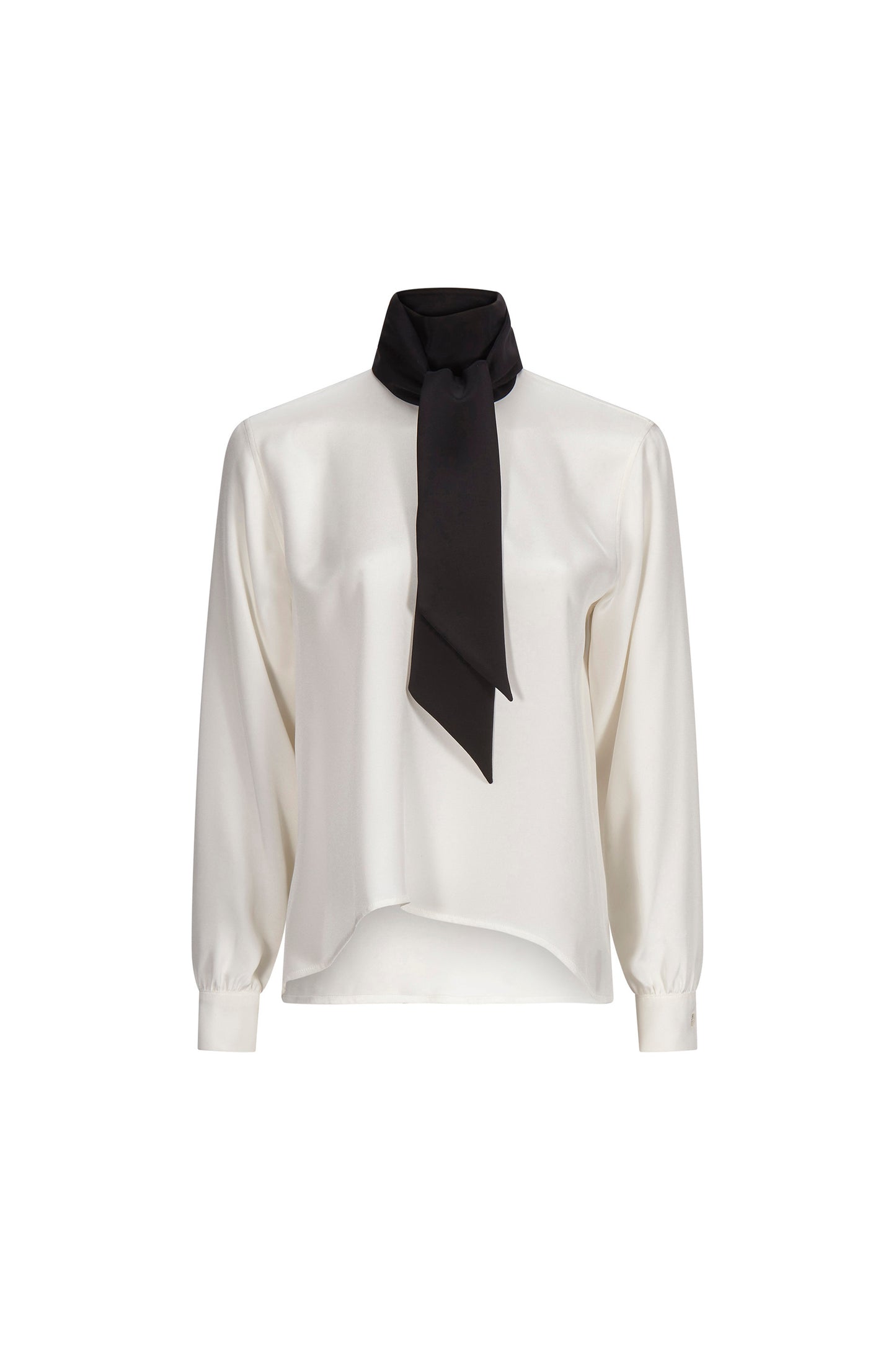 'LE SMOKING' SLIM KEITH TIE BLOUSE - - Libertine