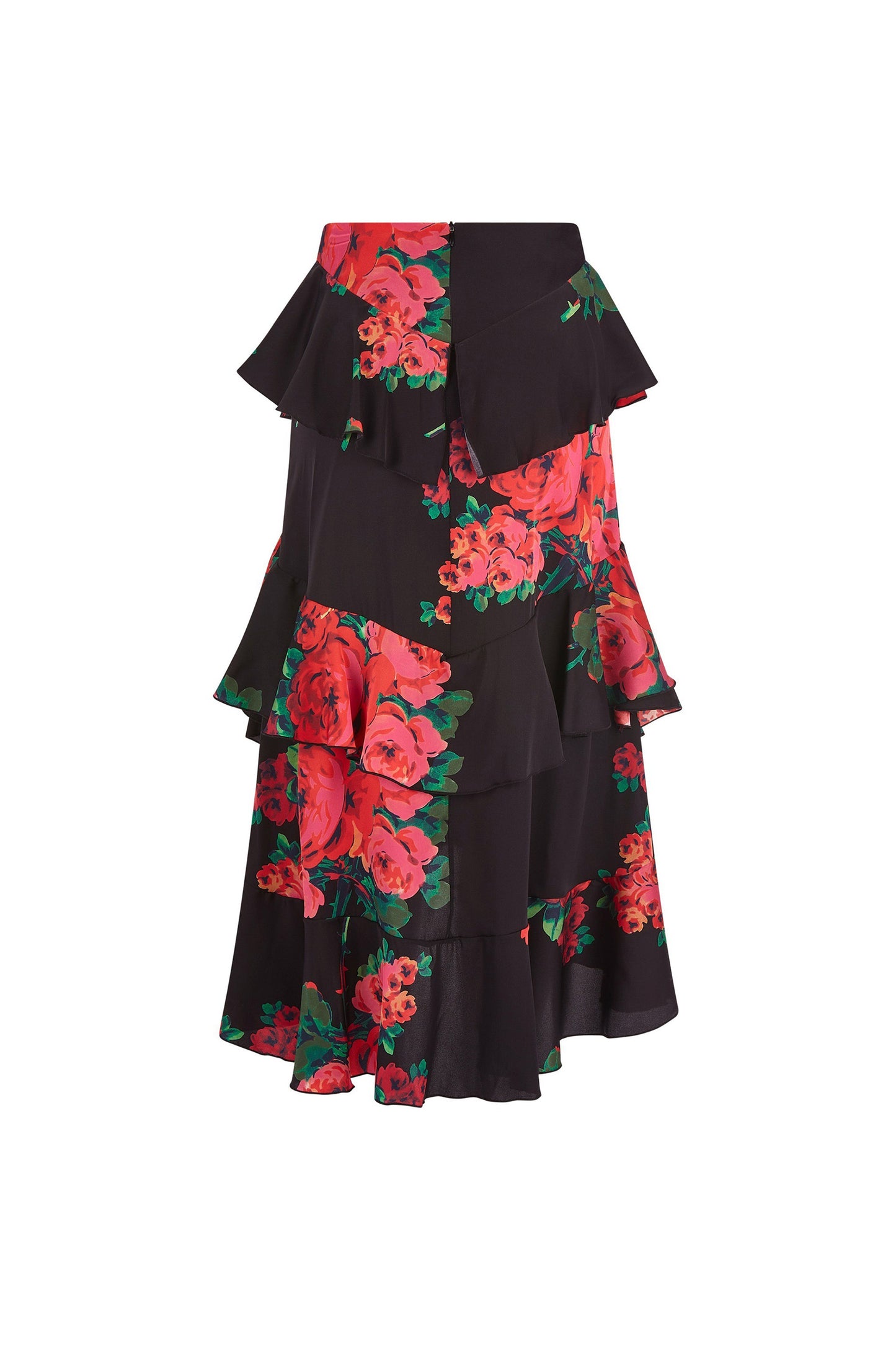 'SEVILLE ROSE' SHORTIE RUFFLE SKIRT - - Libertine