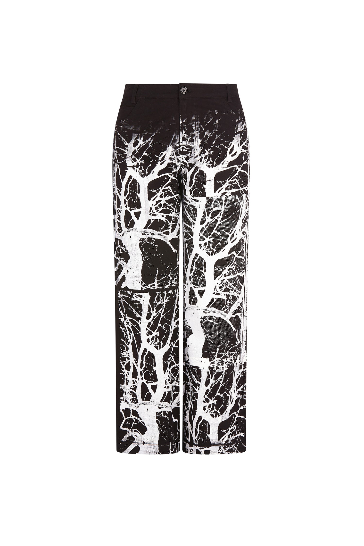 'MIDNIGHT FOREST' CROPPED WIDE LEG PANT -  - Libertine