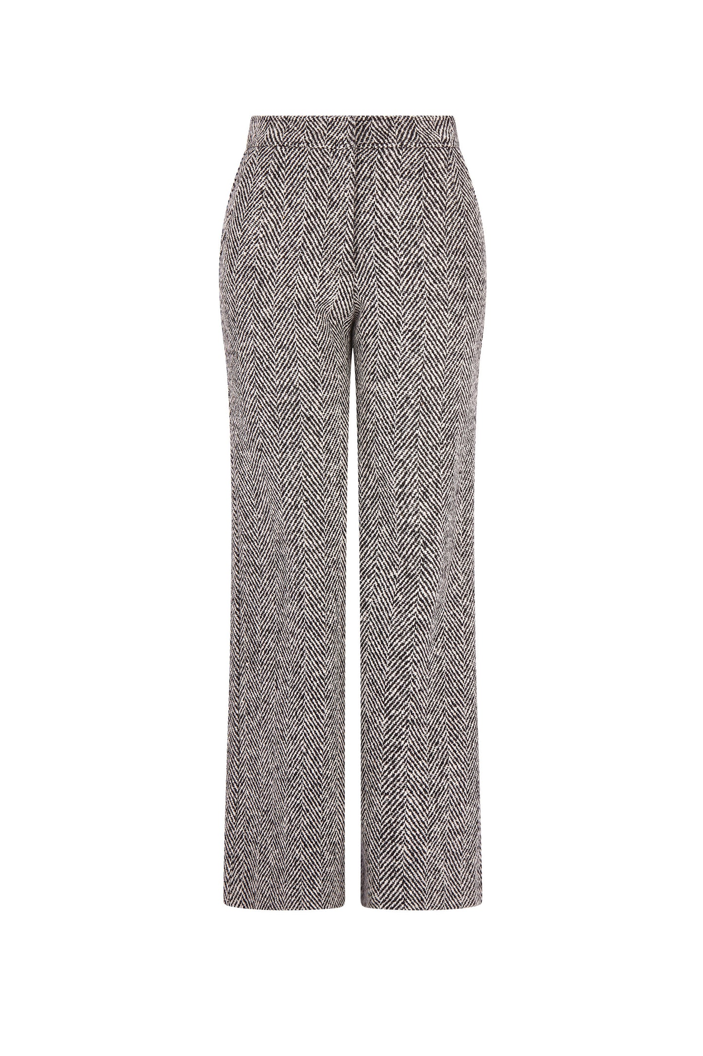 'HERRINGBONE' NEW WIDE LEG PANTS - - Libertine
