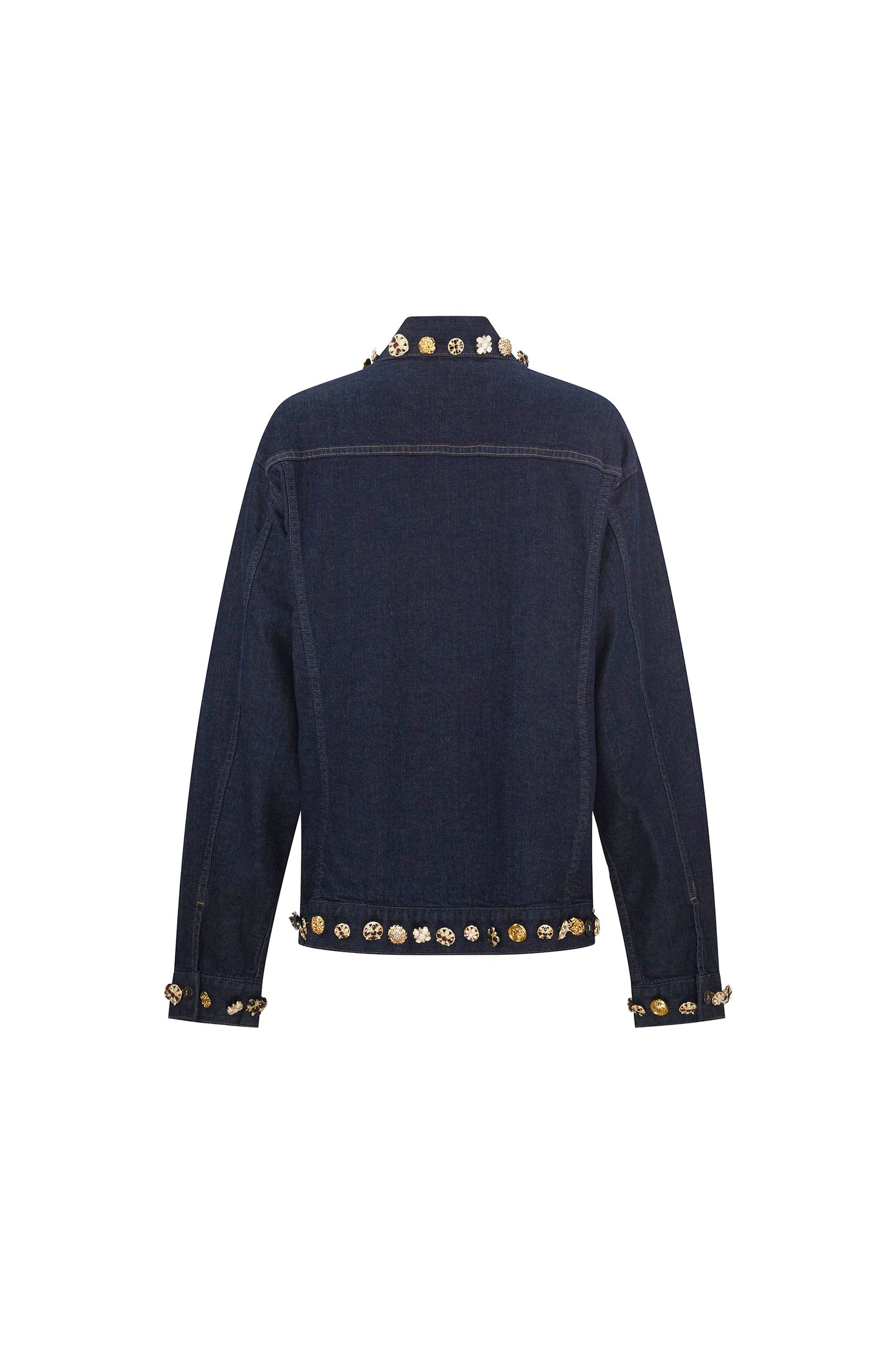 LIMITED RUN 'BUTTON LUXE' DENIM TRUCKER JACKET - - Libertine