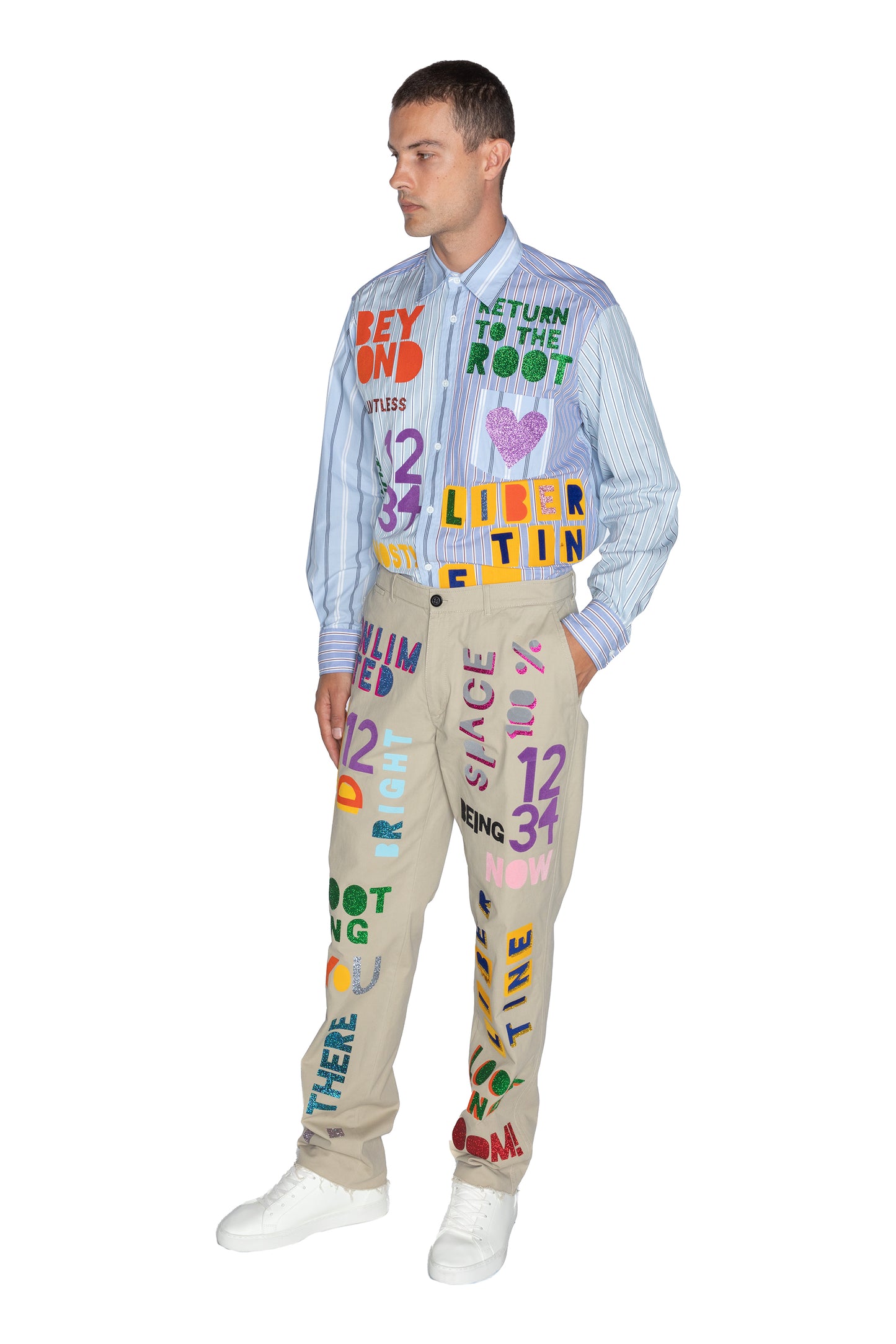 'UNLIMITED POTENTIAL' MENS CHINOS - - Libertine