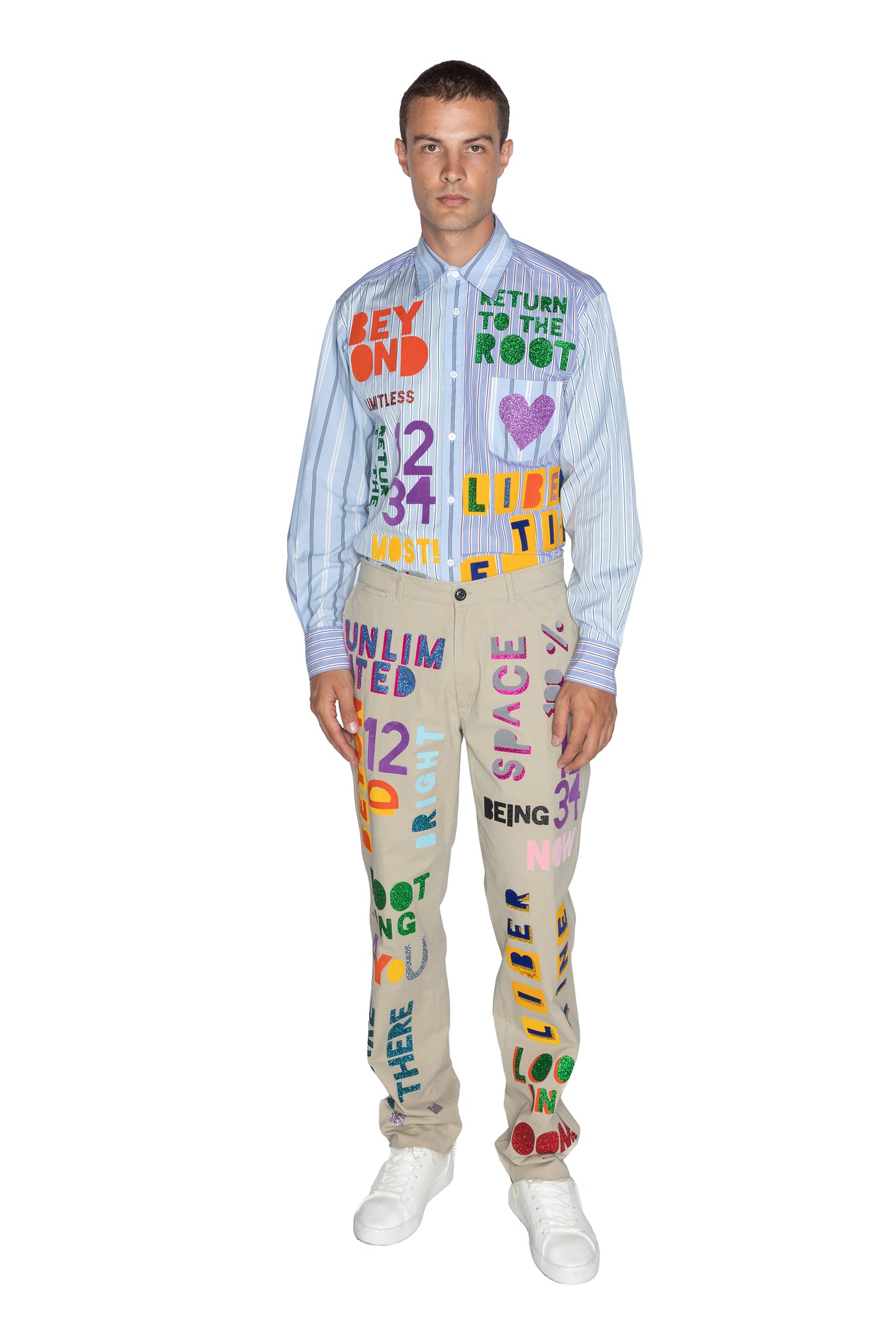 'UNLIMITED POTENTIAL' MENS CHINOS - - Libertine