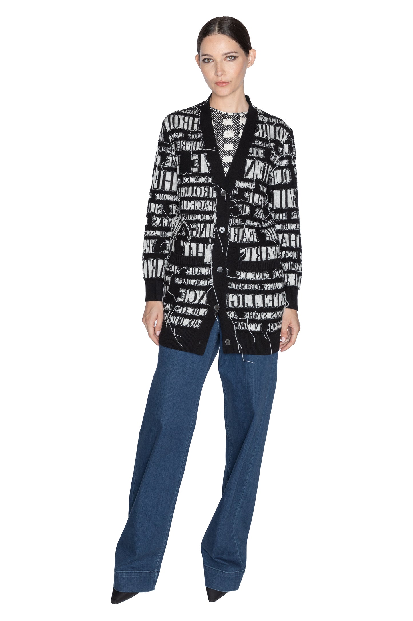 'REFLECTION' OVERSIZED CARDIGAN - - Libertine