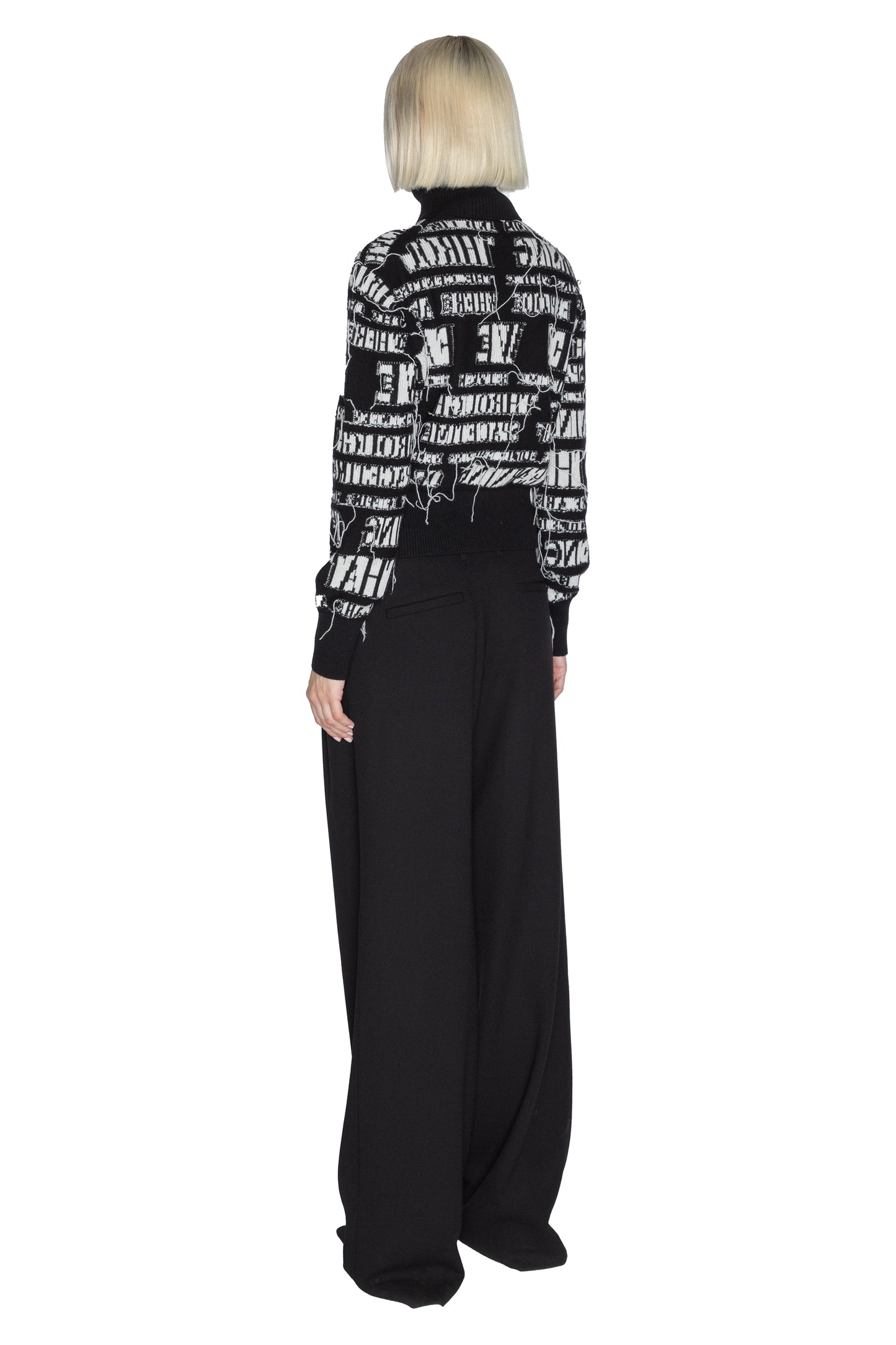 'REFLECTION' CROPPED TURTLENECK - - Libertine