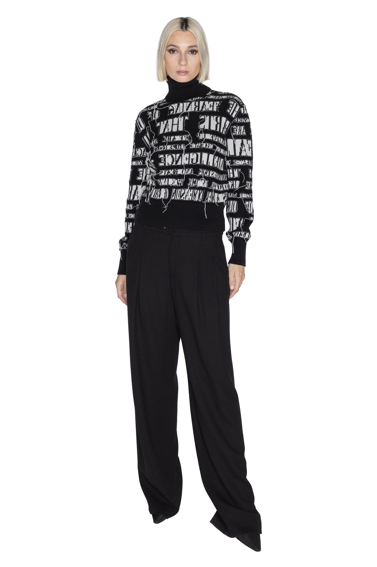 'REFLECTION' CROPPED TURTLENECK - - Libertine