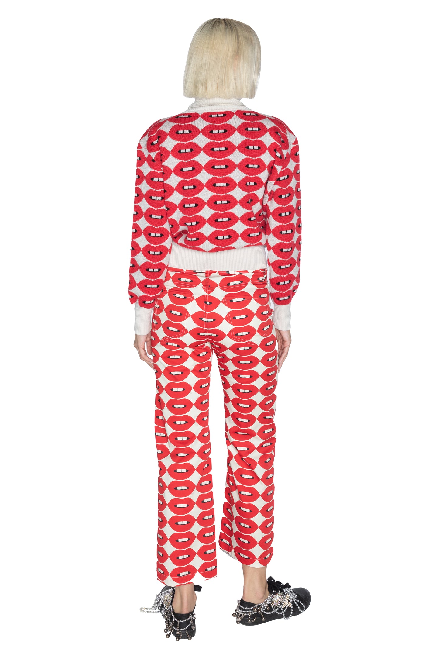 'FRENCH KISSING IN THE USA' CROPPED TURTLENECK - - Libertine