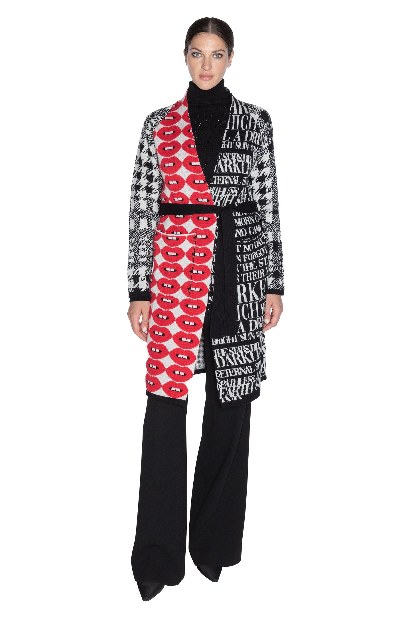 'MIX IT UP' SLIM BELTED CARDIGAN - - Libertine