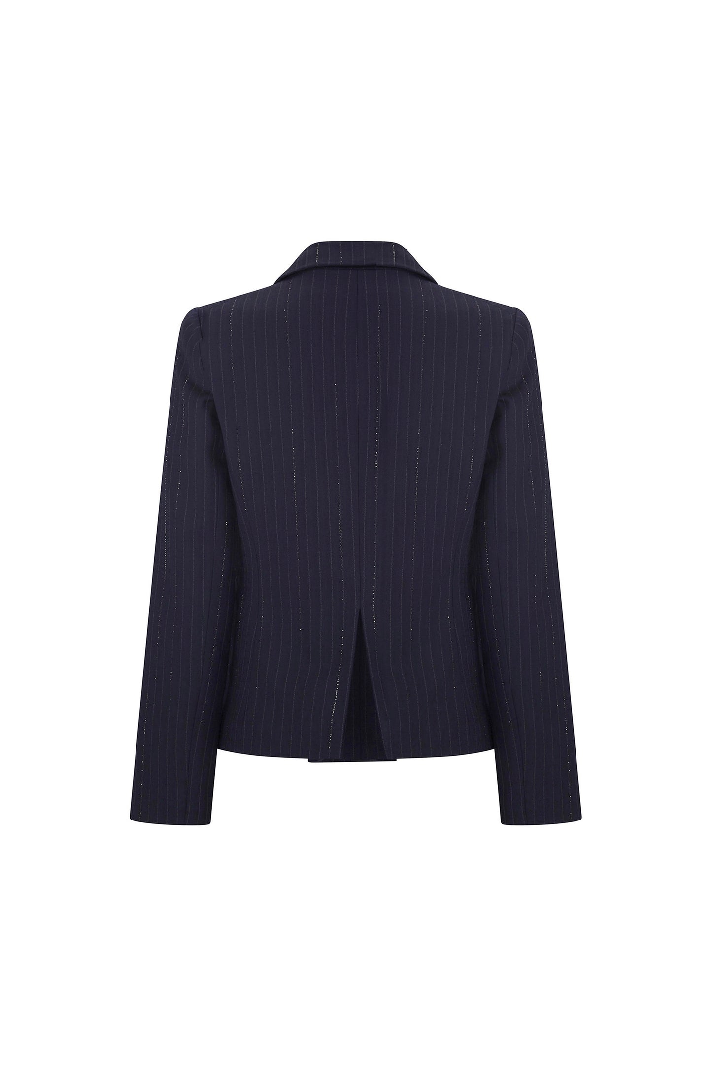 'CRYSTAL PINSTRIPE' L/S SHORT JACKET - - Libertine