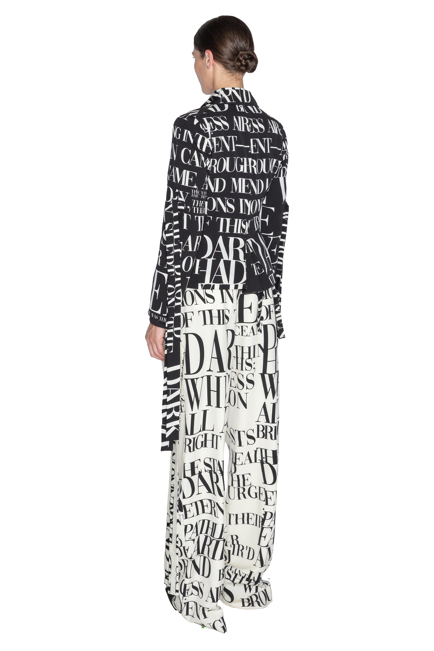 'POEME NOIR' L/S SHORT JACKET WITH STRAPS - - Libertine