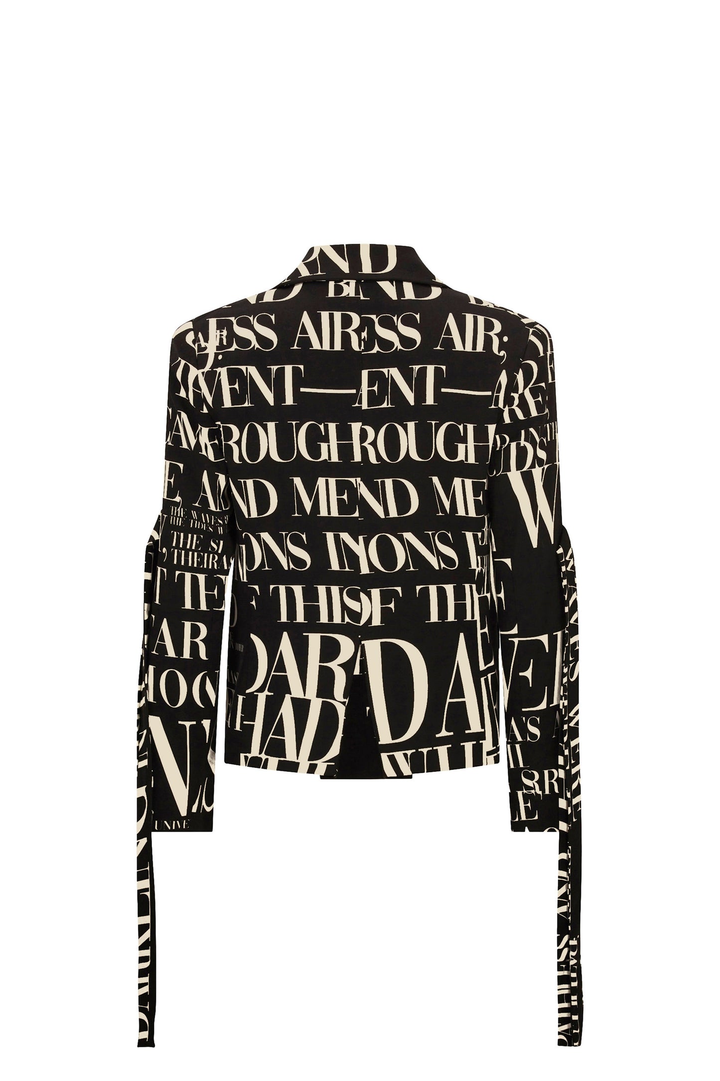 'POEME NOIR' L/S SHORT JACKET WITH STRAPS - - Libertine