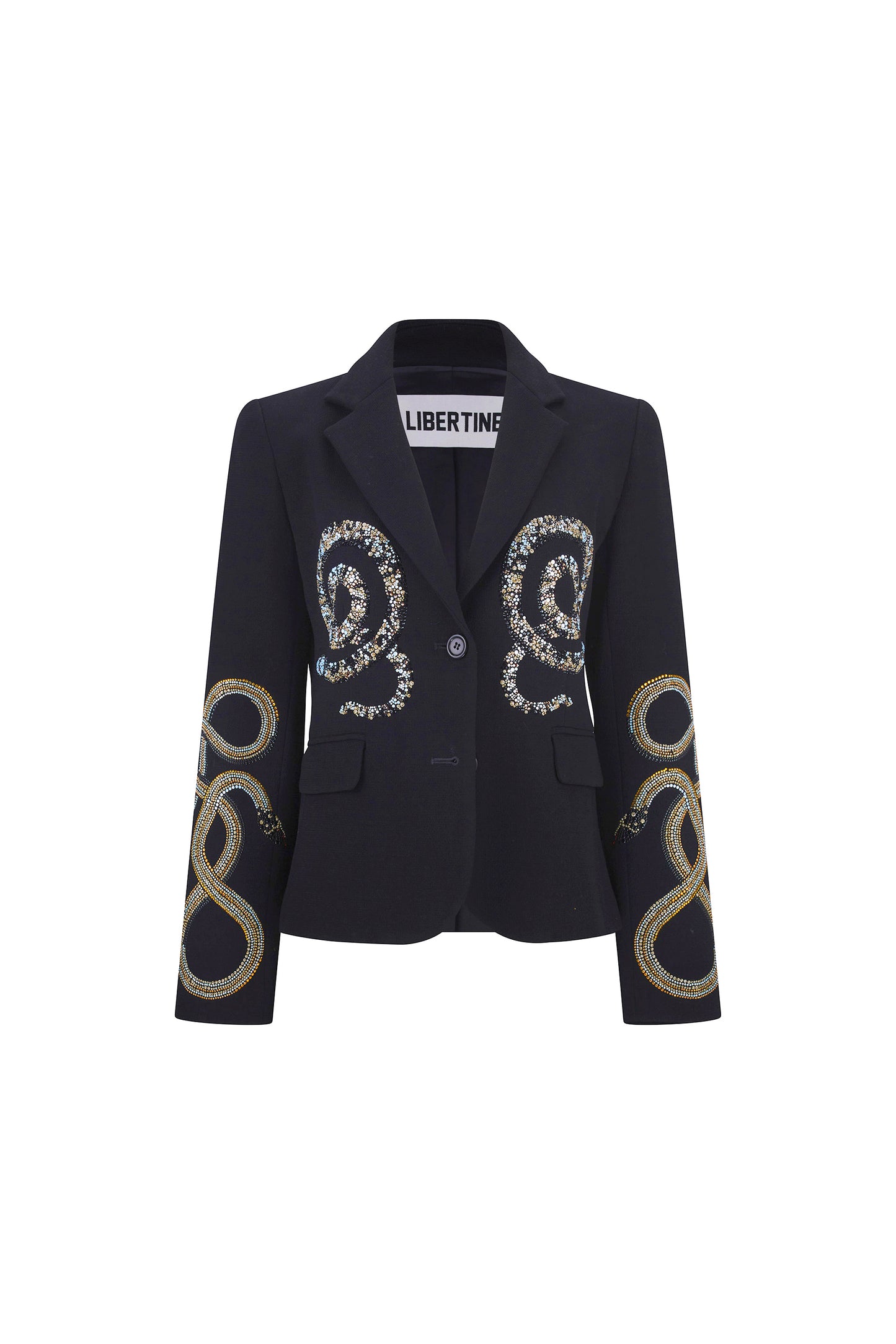 'REPTILIAN' L/S SHORT BLAZER - - Libertine