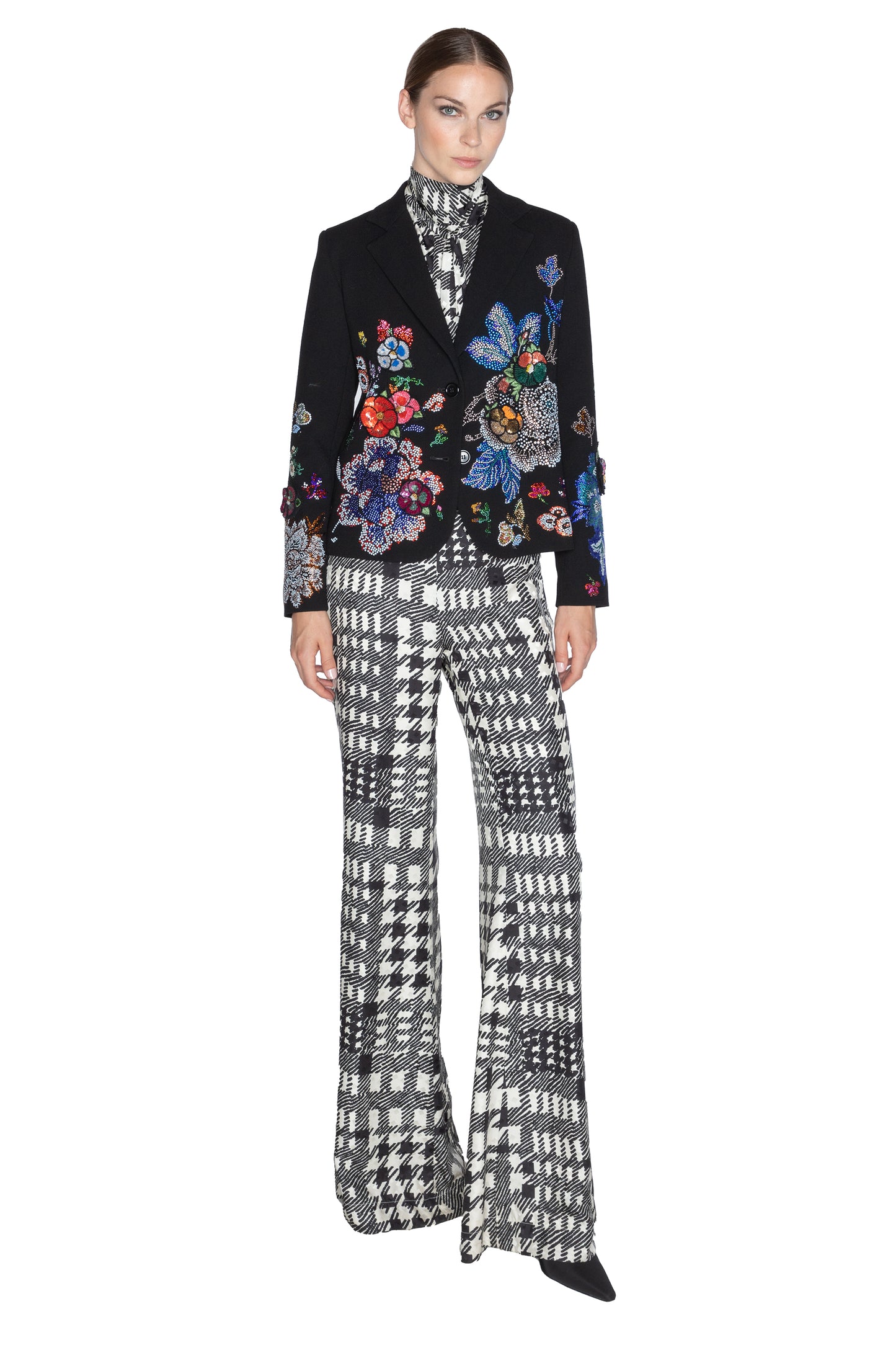 'LUXE BOUQUET' L/S SHORT JACKET - - Libertine