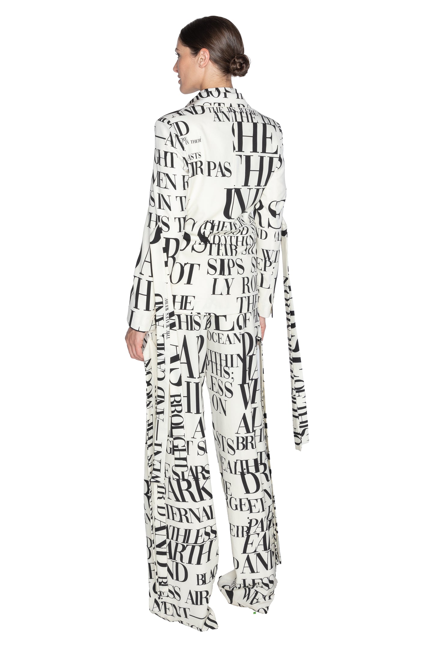 'POEME BLANC' PATCH POCKET JACKET WITH STRAPS - - Libertine