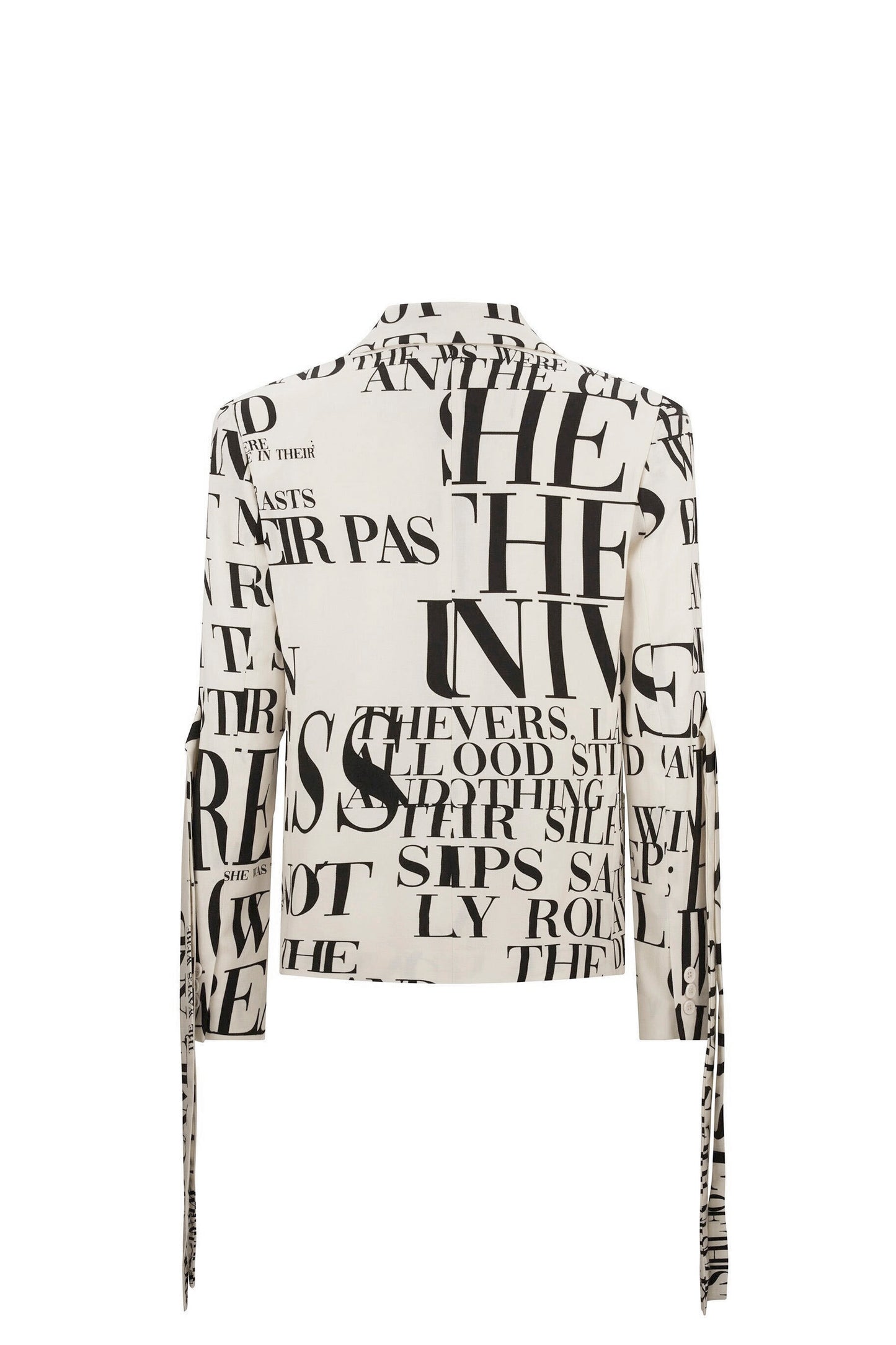 'POEME BLANC' PATCH POCKET JACKET WITH STRAPS - - Libertine