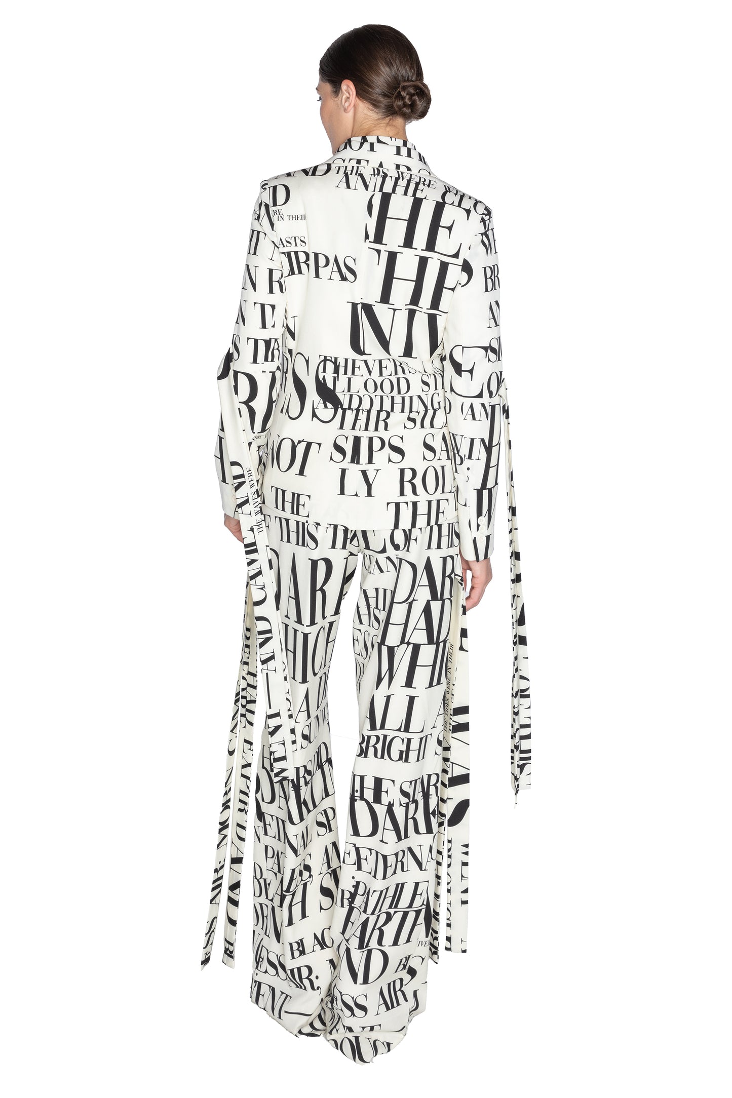 'POEME BLANC' PATCH POCKET JACKET WITH STRAPS - - Libertine