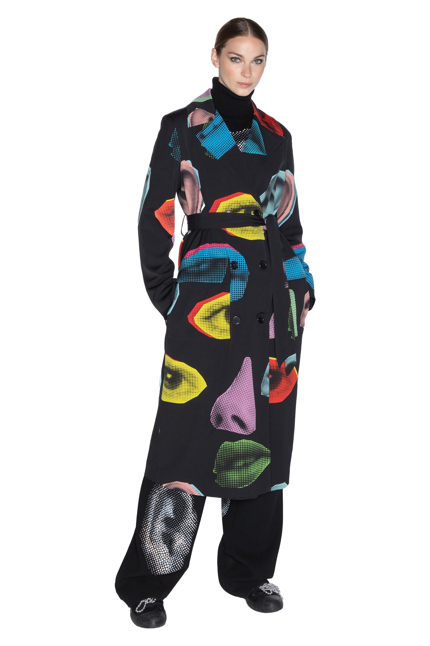 'FIVE SENSES' LONG TRENCH COAT - - Libertine