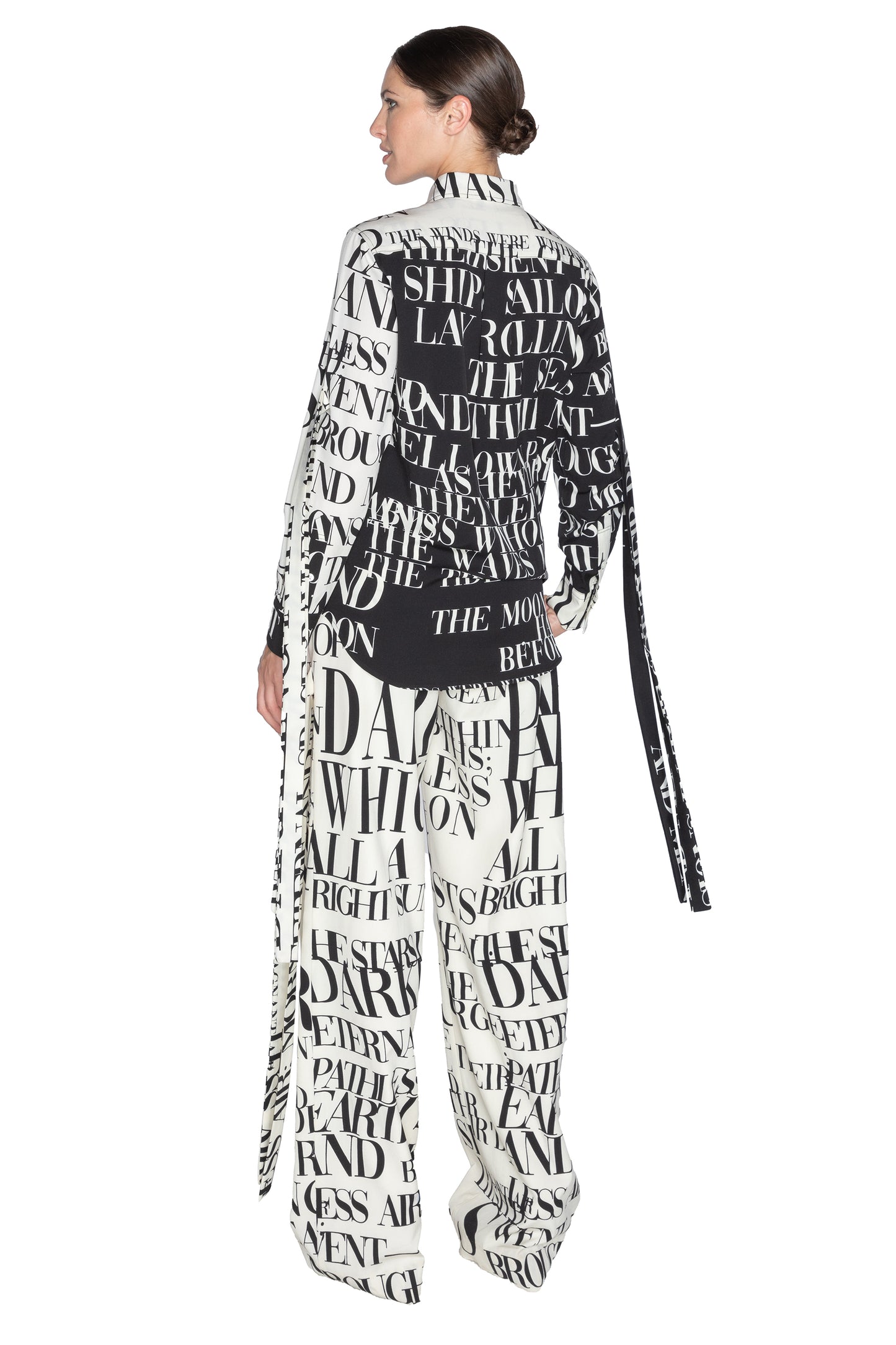 'POEME' CLASSIC SHIRT WITH STRAPS - - Libertine