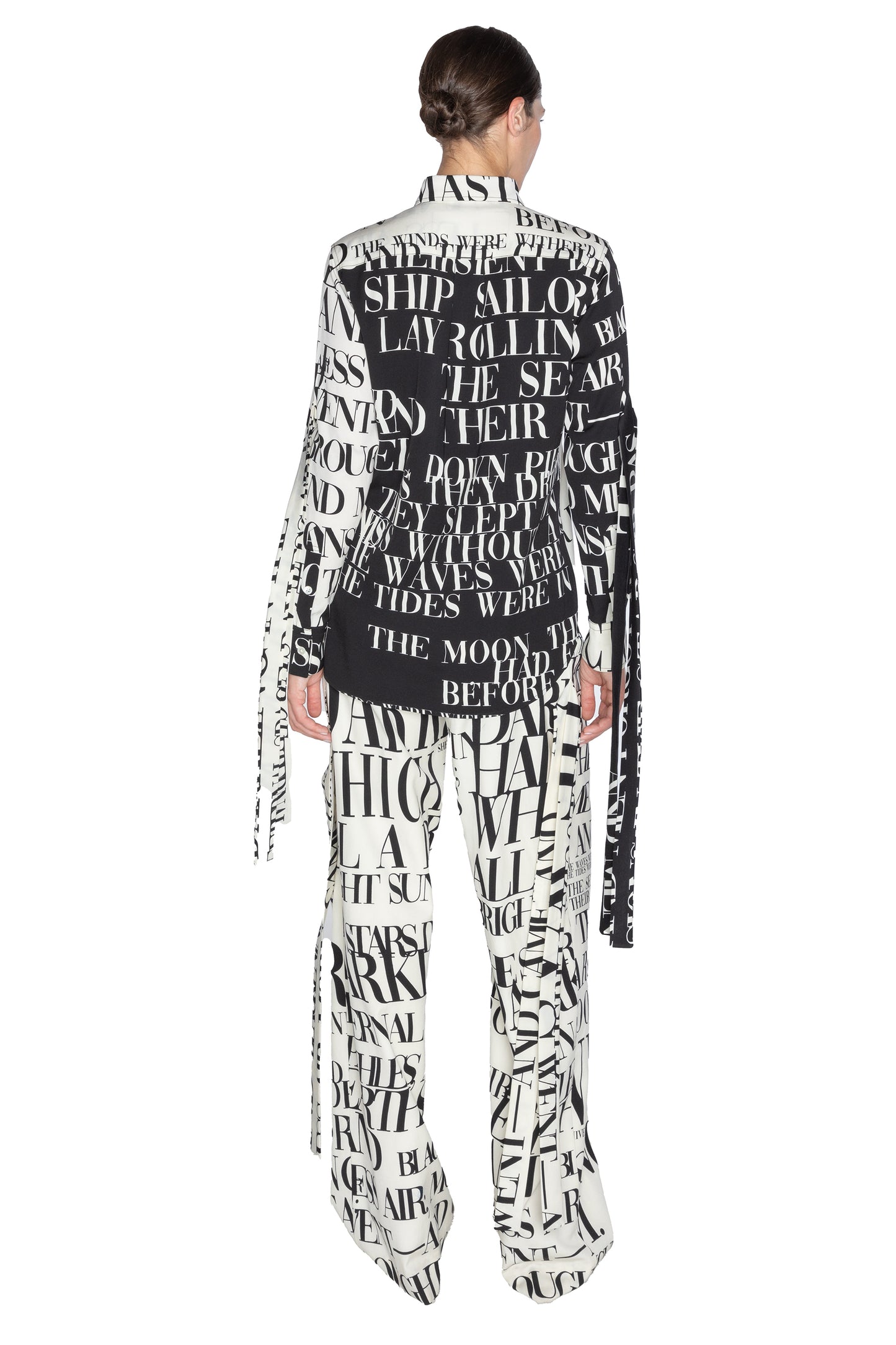 'POEME' CLASSIC SHIRT WITH STRAPS - - Libertine