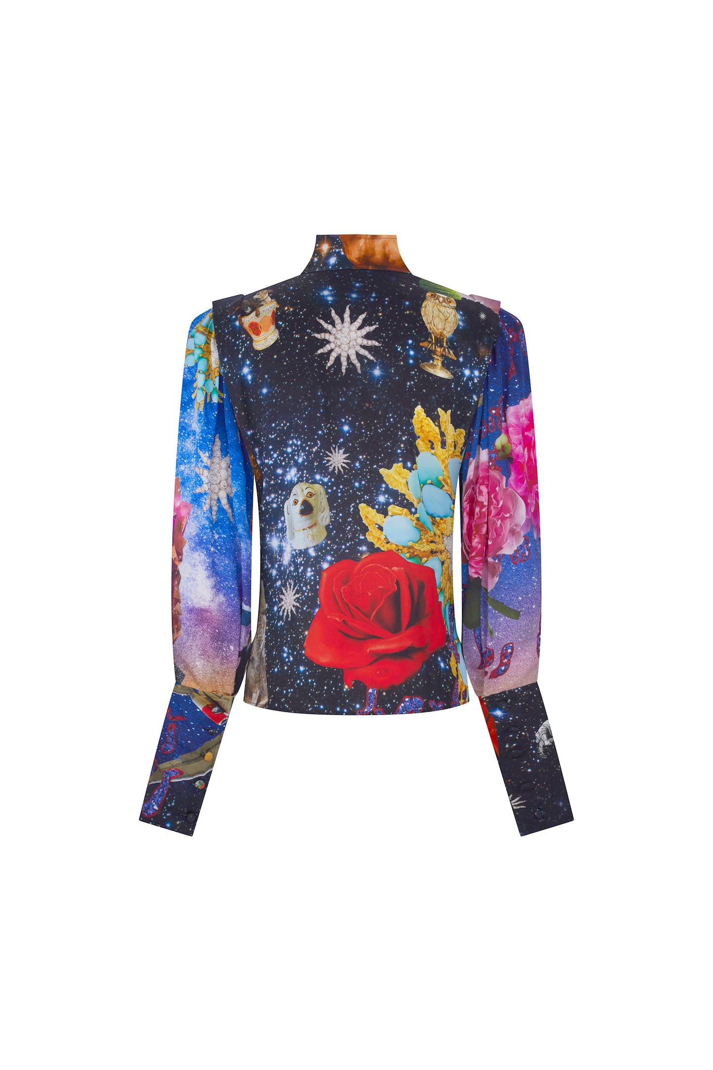 'STARRY NIGHT REDUX' BISHOP SLEEVE BLOUSE - - Libertine