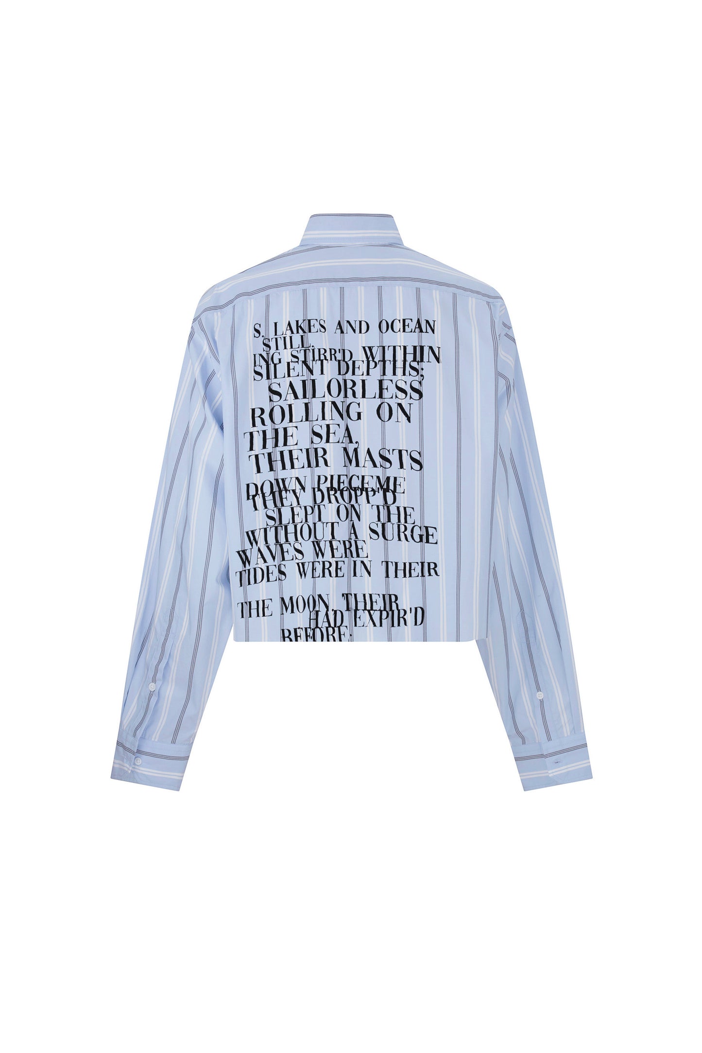 'DARKNESS' CROPPED CLASSIC SHIRT - - Libertine