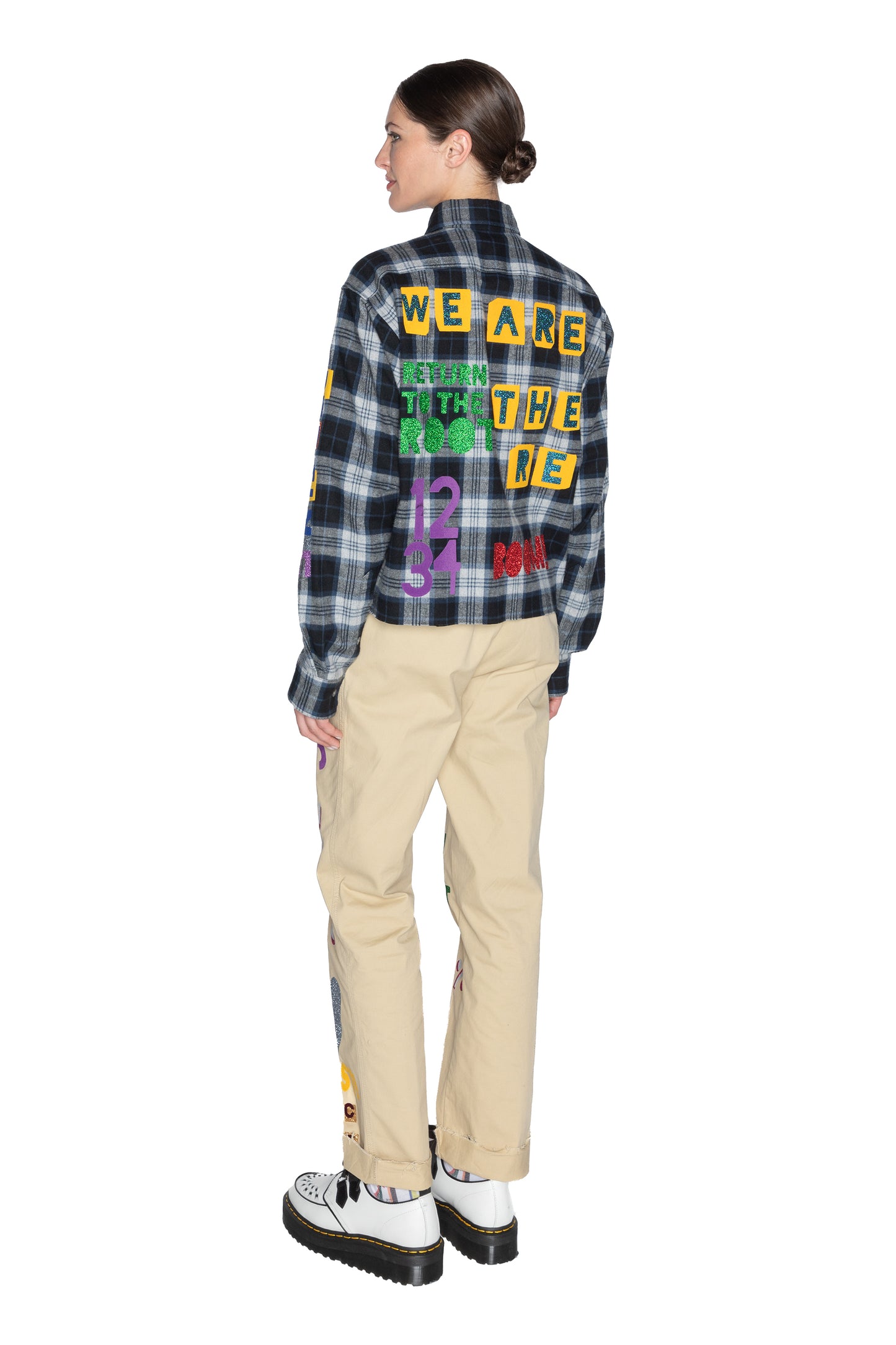 'UNLIMITED POTENTIAL' CROPPED CLASSIC SHIRT - - Libertine