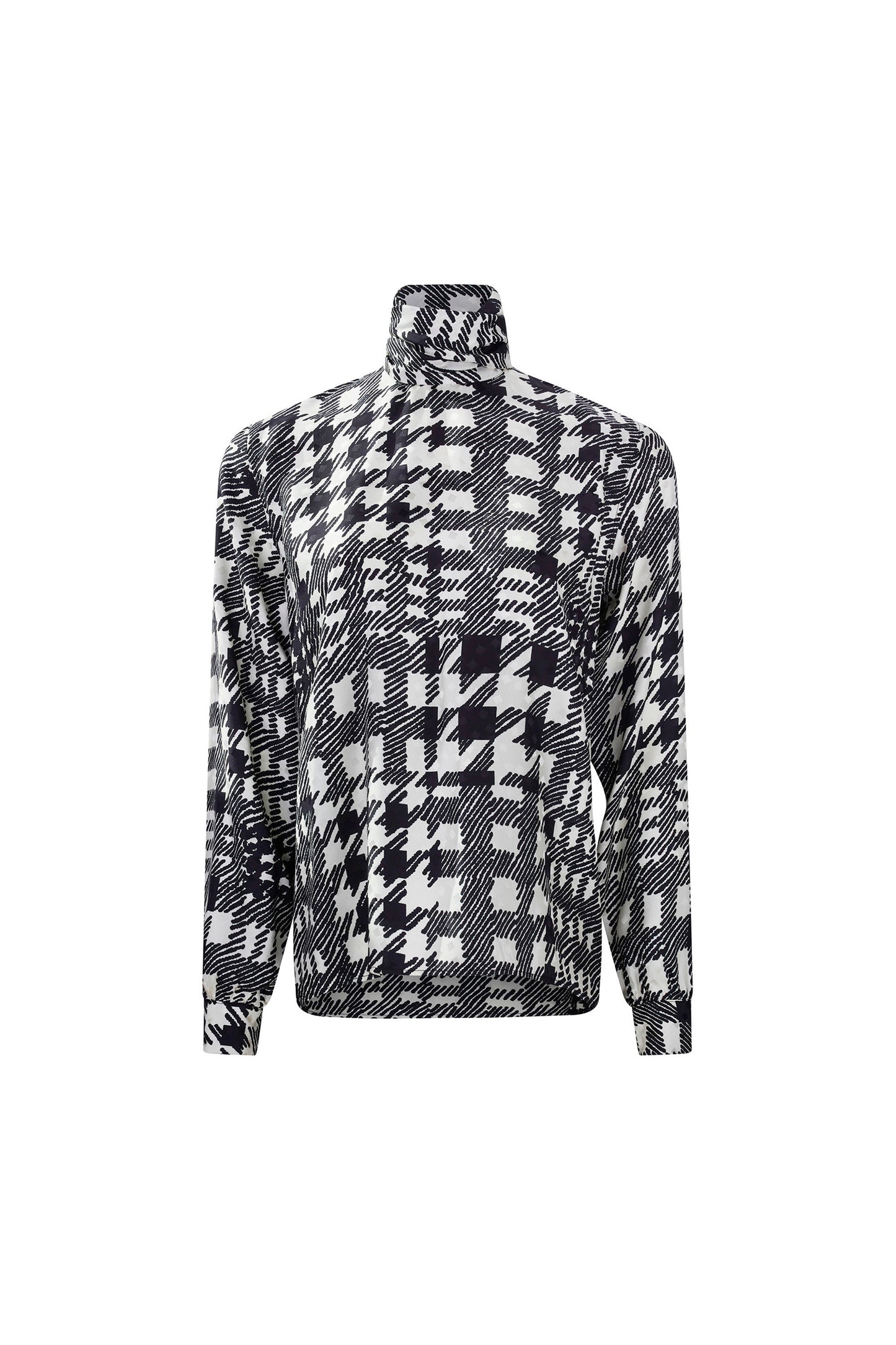 'PEGGYS HOUNDSTOOTH' BIANCA BLOUSE - - Libertine