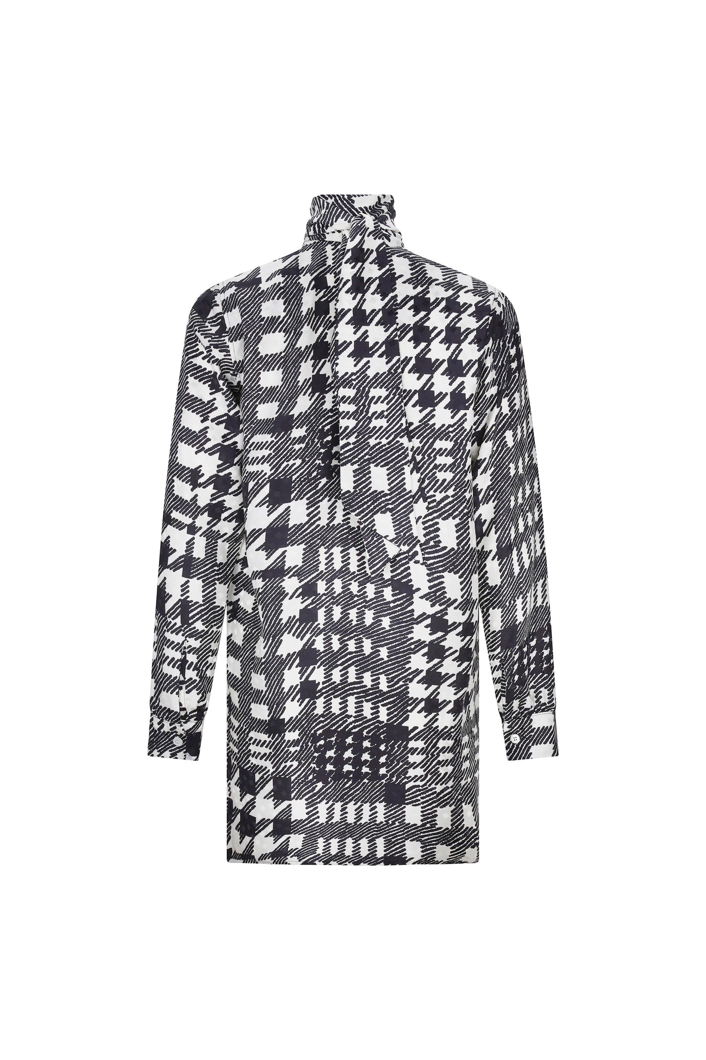'PEGGYS HOUNDSTOOTH' BIANCA TUNIC - - Libertine